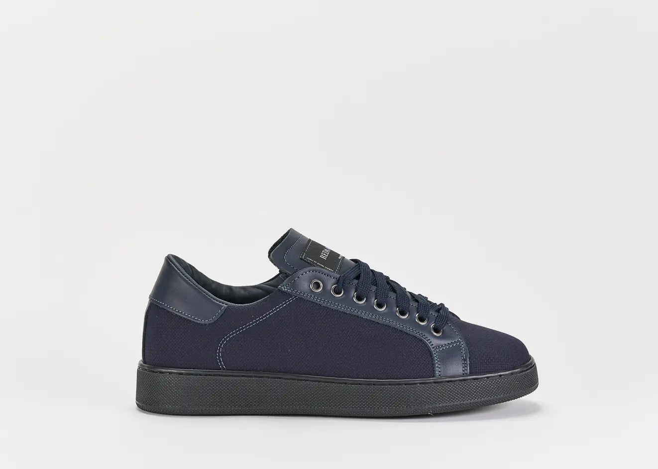 Sandro Barbera Wooly Jumper sneaker uomo blu lana merino