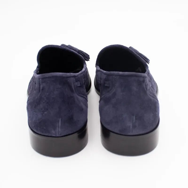 Sandro Barbera 5786 Mocassino Camoscio Blu Nappine