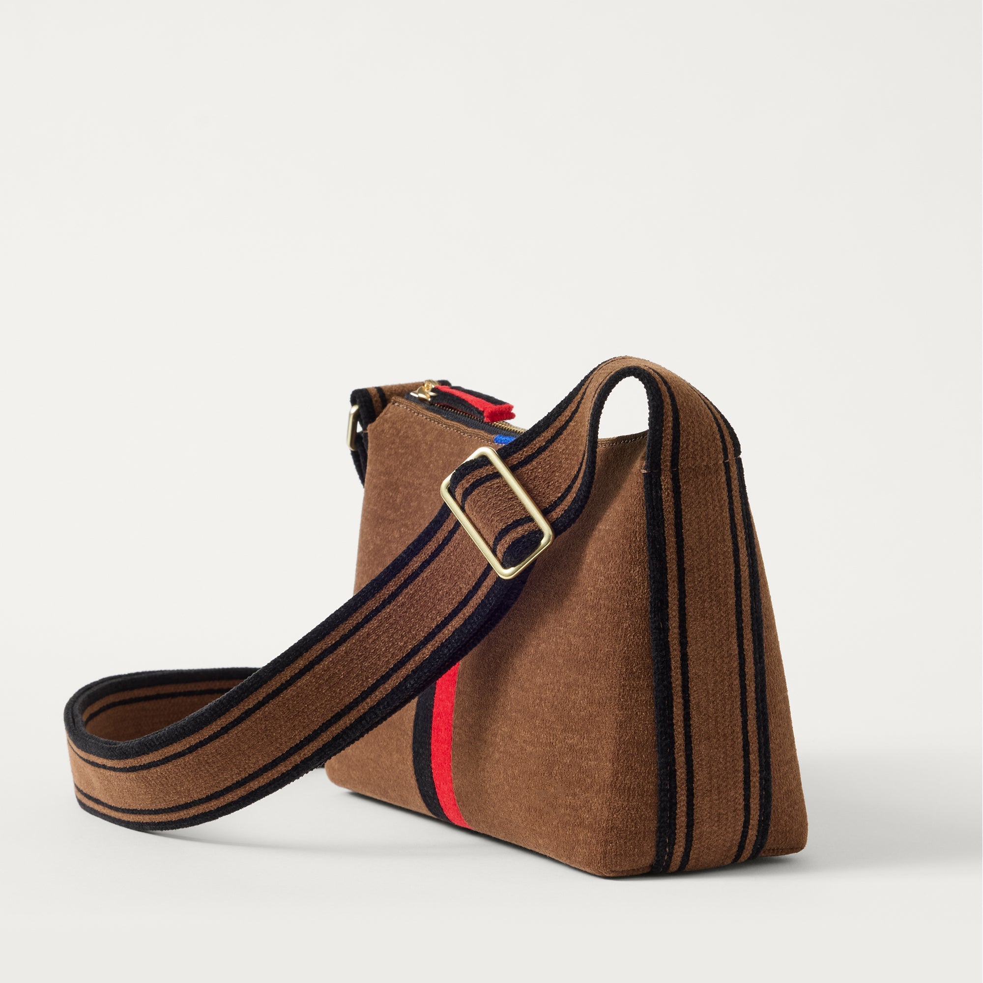 Rothy's The Casual Crossbody tracolla Cinnamon Stripe revelvet