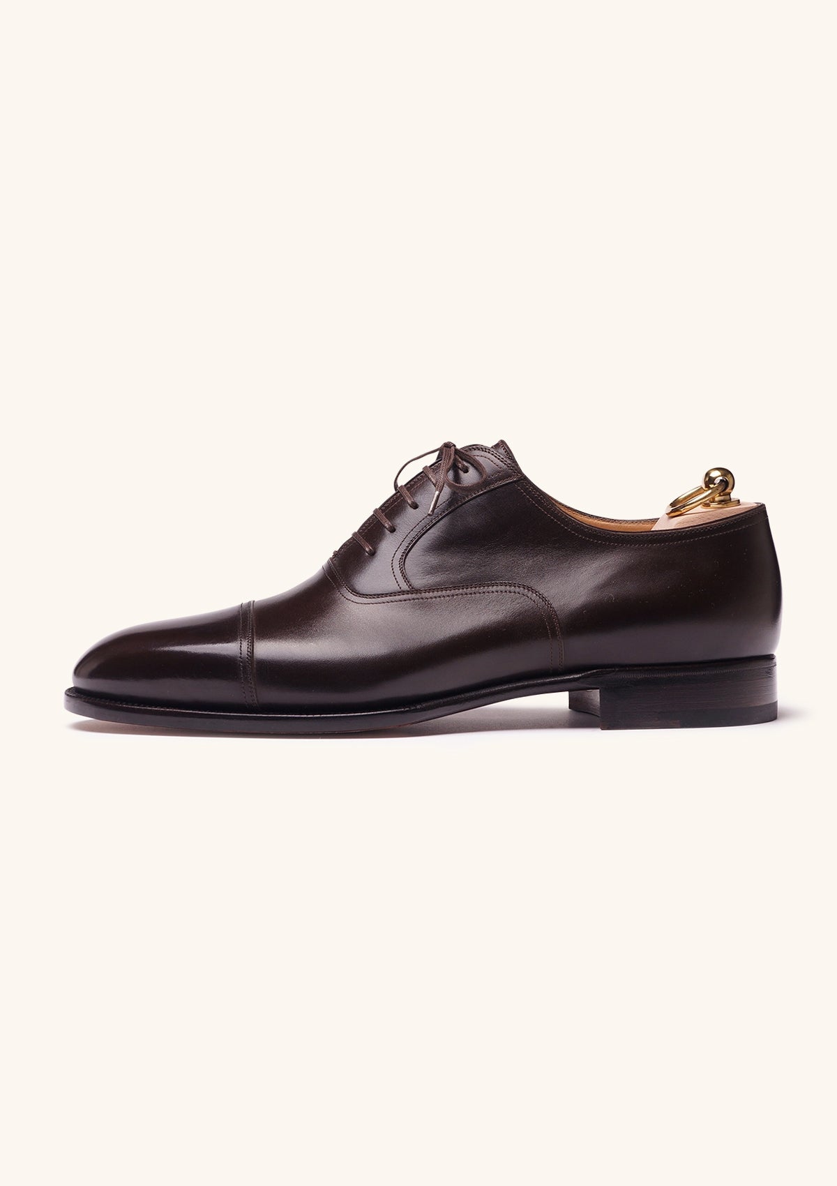 Stefano Bemer Oxfords C6430 scarpe marrone scuro pelle