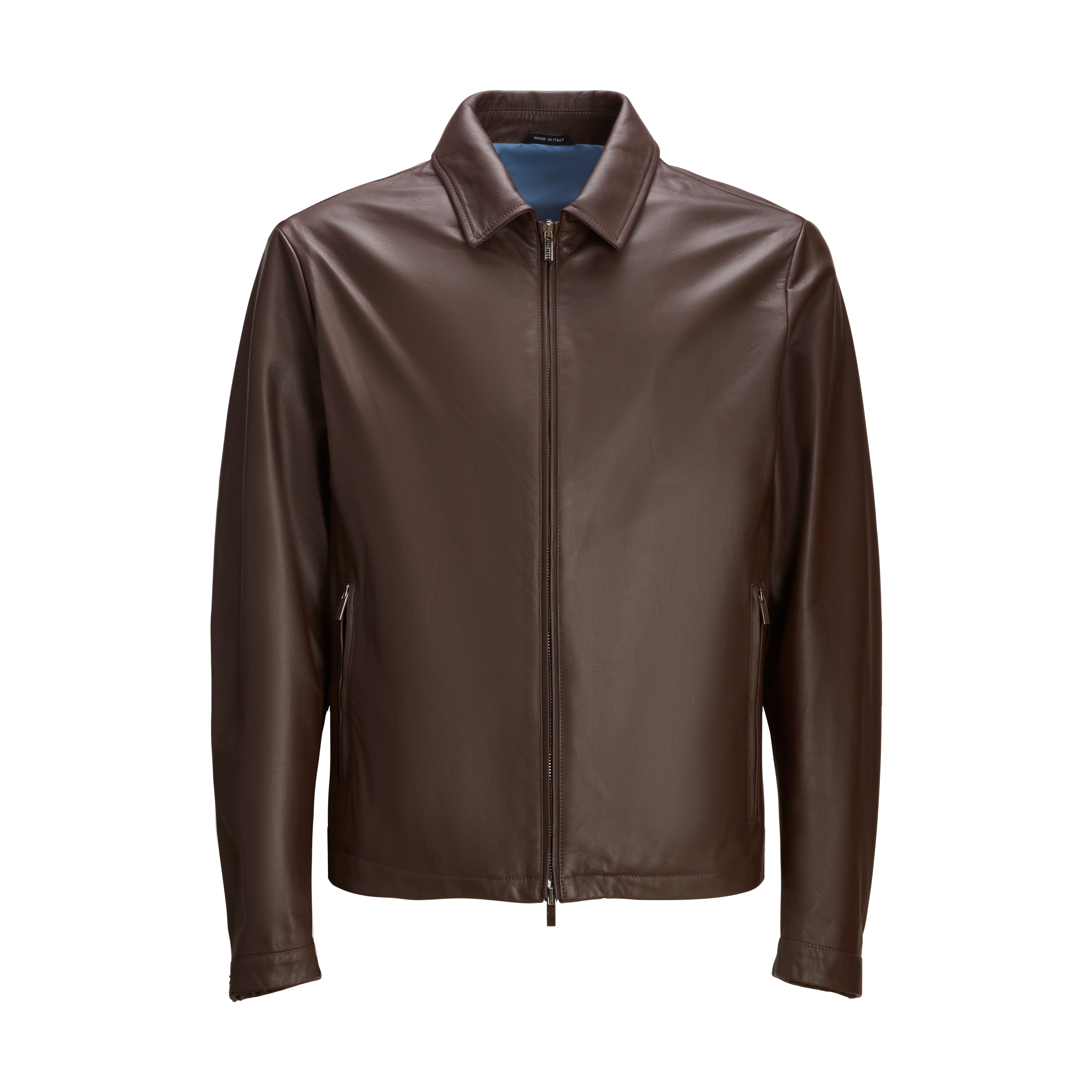 F.lli Rossetti 99791 giubbino uomo marrone nappa