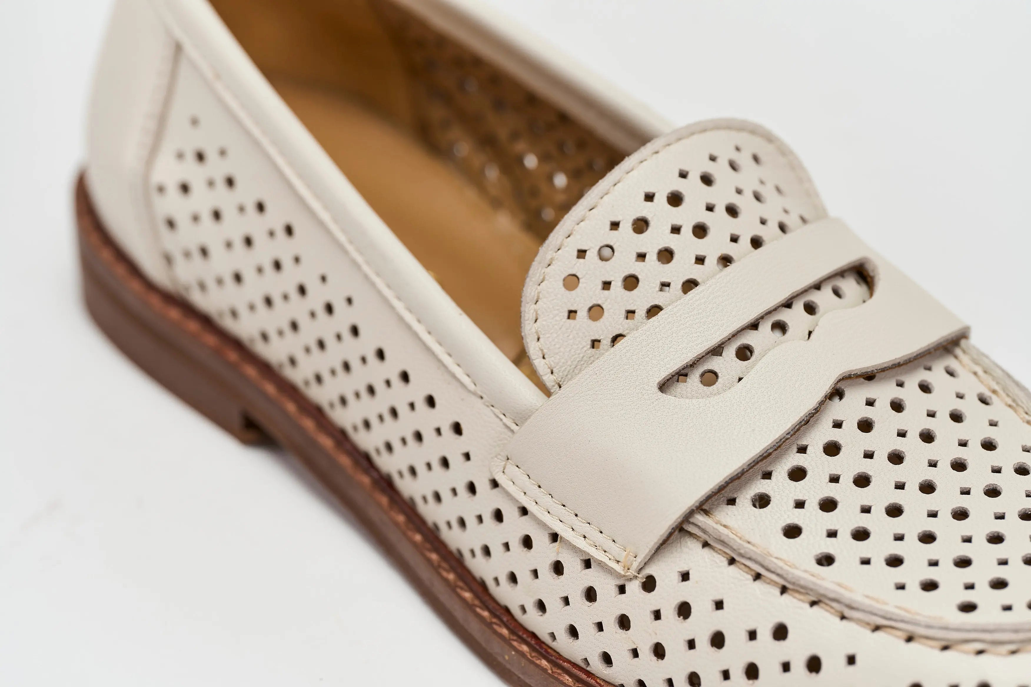 Sandro Barbera Mocassini Donna 327-01 Penny Off White