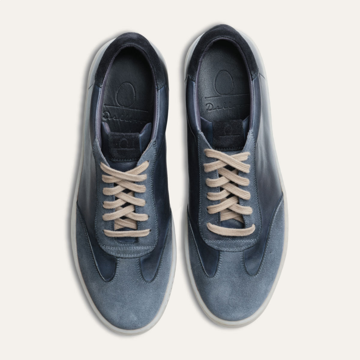 Dellovo Decameron sneakers uomo amarone pelle