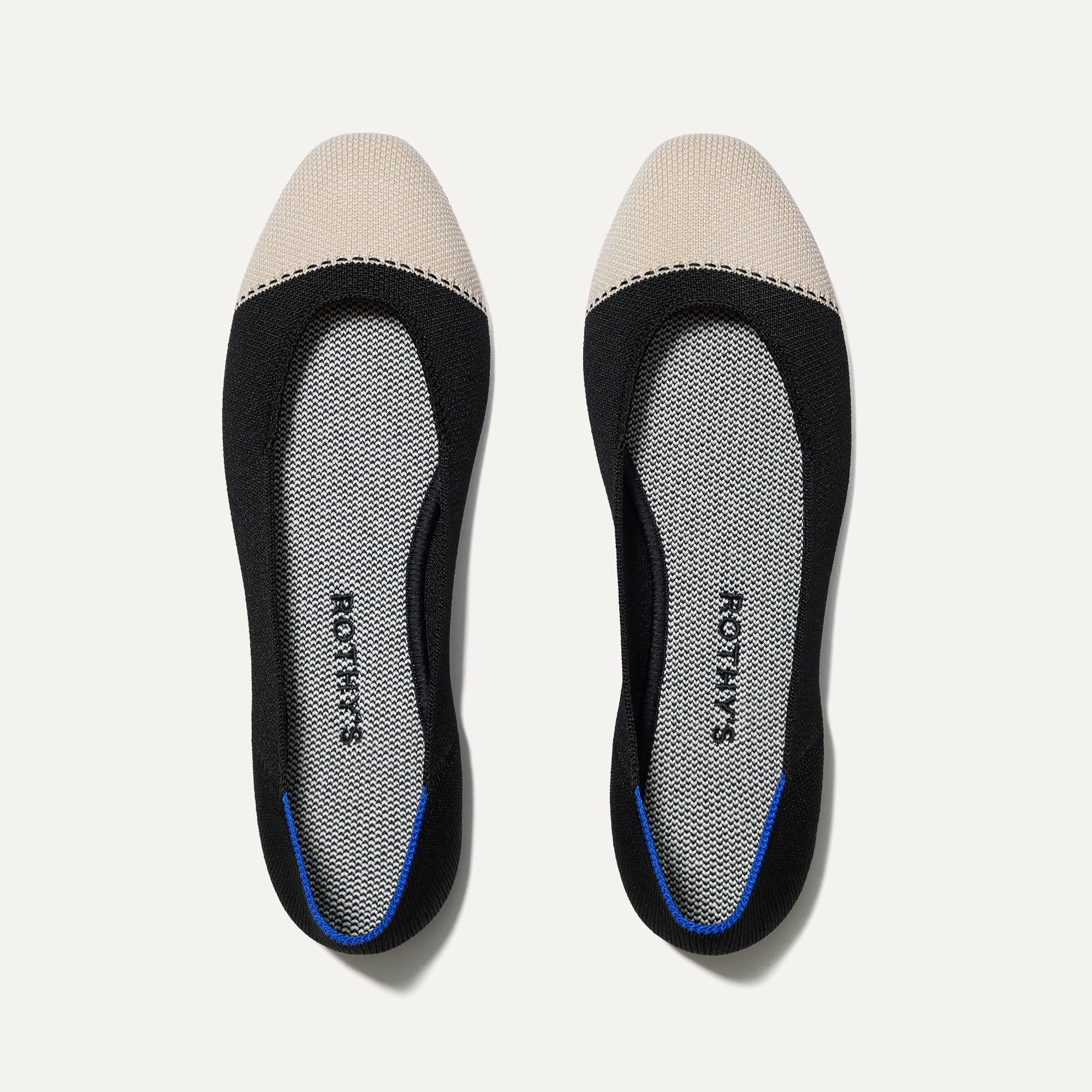Rothy's Flats The Square ballerine nero punta quadrata comode