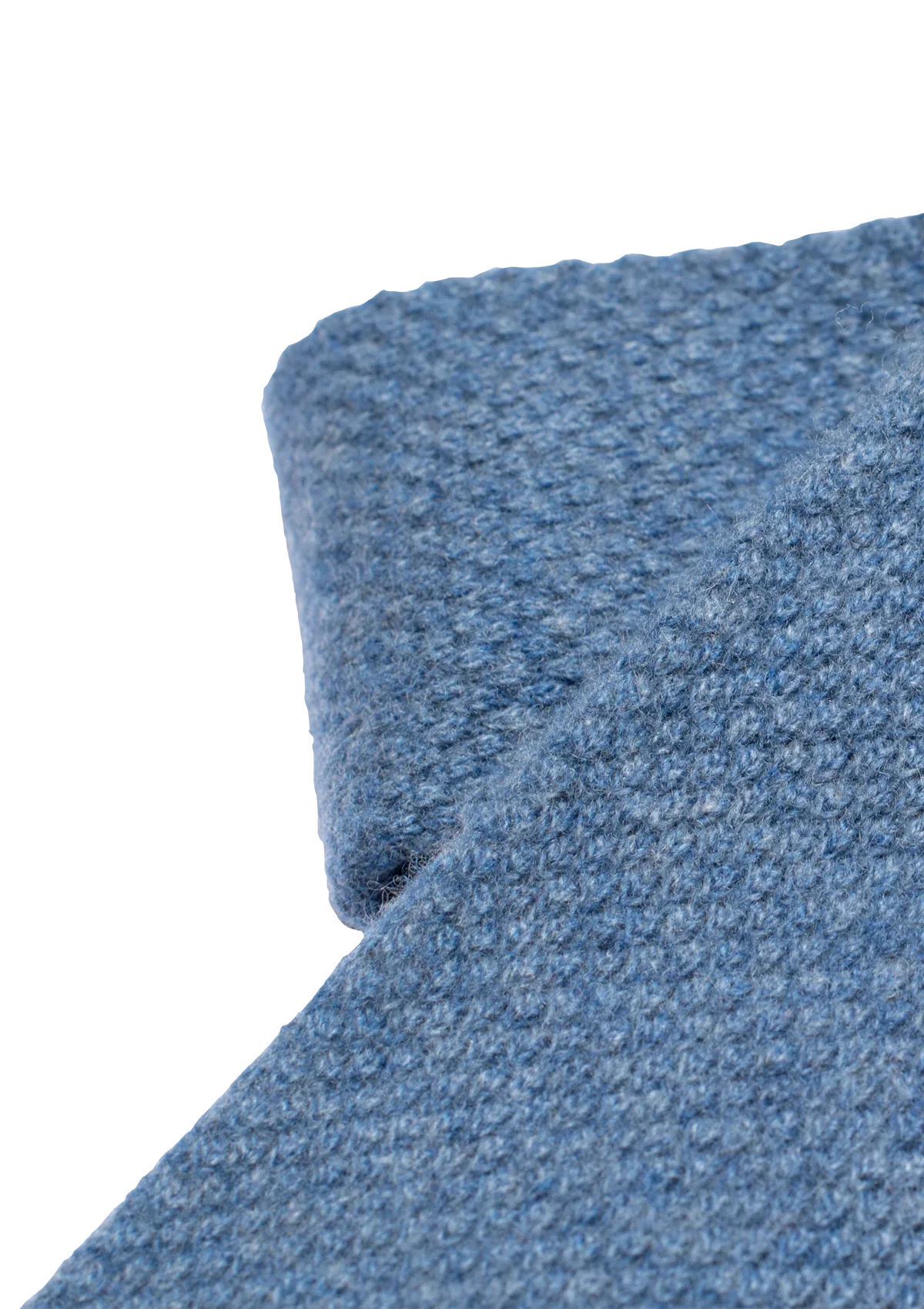 Stefano Bemer Ties cravatta lana azzurra 8 cm maglia