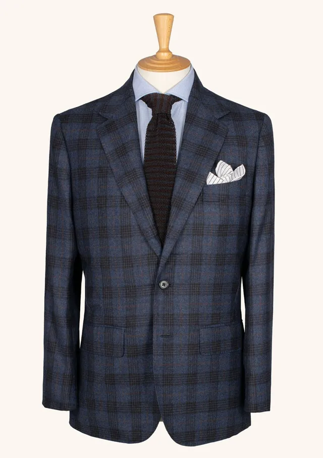 Stefano Bemer Blazers SV2132 blazer quadri cashmere