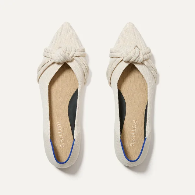 Rothy's The Knot Point II ballerine Conch