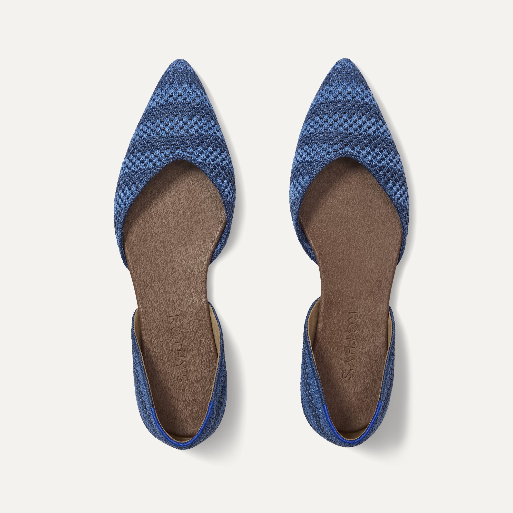 Rothy's The D'Orsay Point ballerine sea stripe righe blu