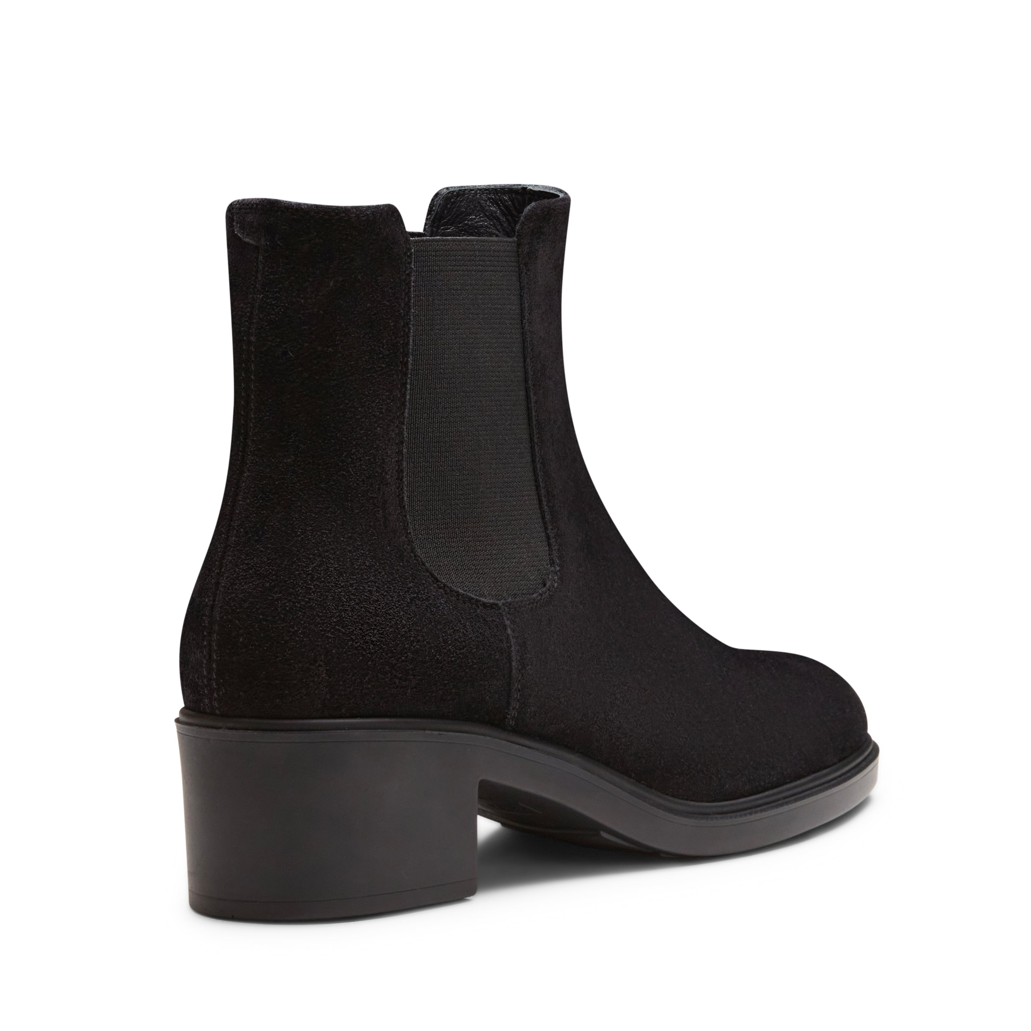 F.lli Rossetti Polacco Beatles Suede Nero Stivaletto Tacco 40