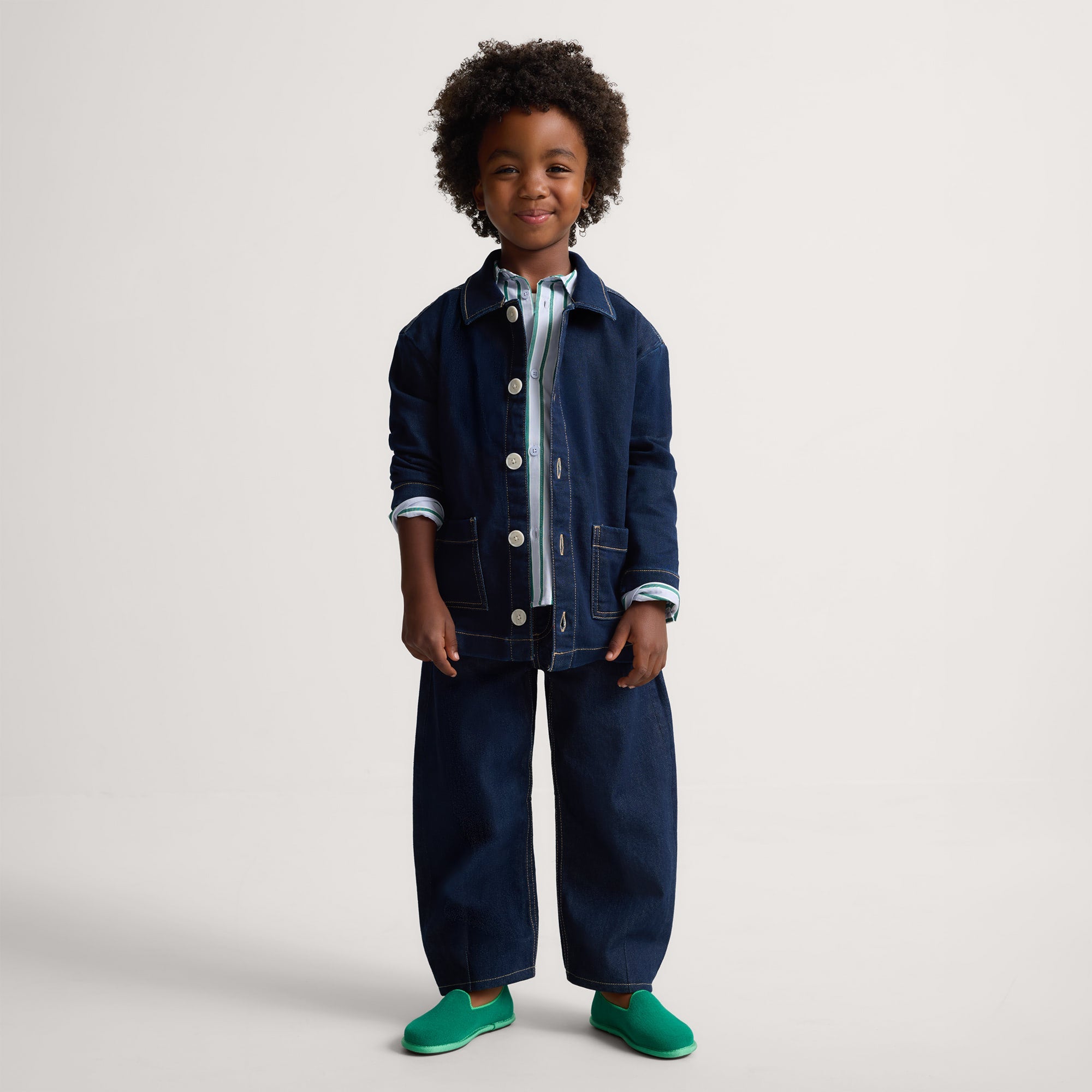 Rothy's Mini Loafer mocassini bambino verde peapod velluto