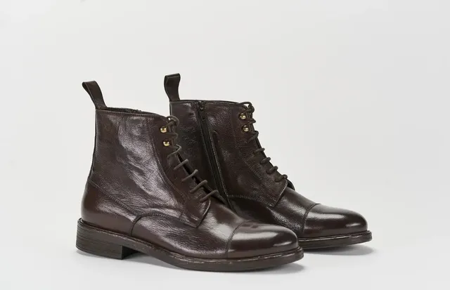 Sandro Barbera & Figli Stone Wax 1730 Stivaletto Uomo Moro