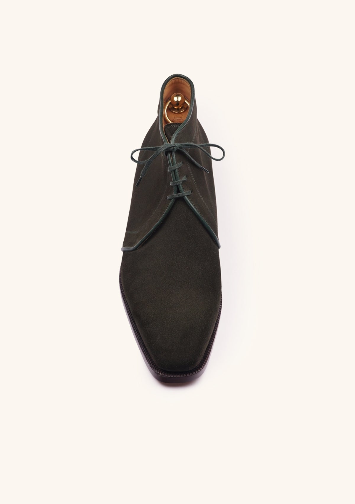 Stefano Bemer Boots Chukka C7291 stivali camoscio loden 40.5