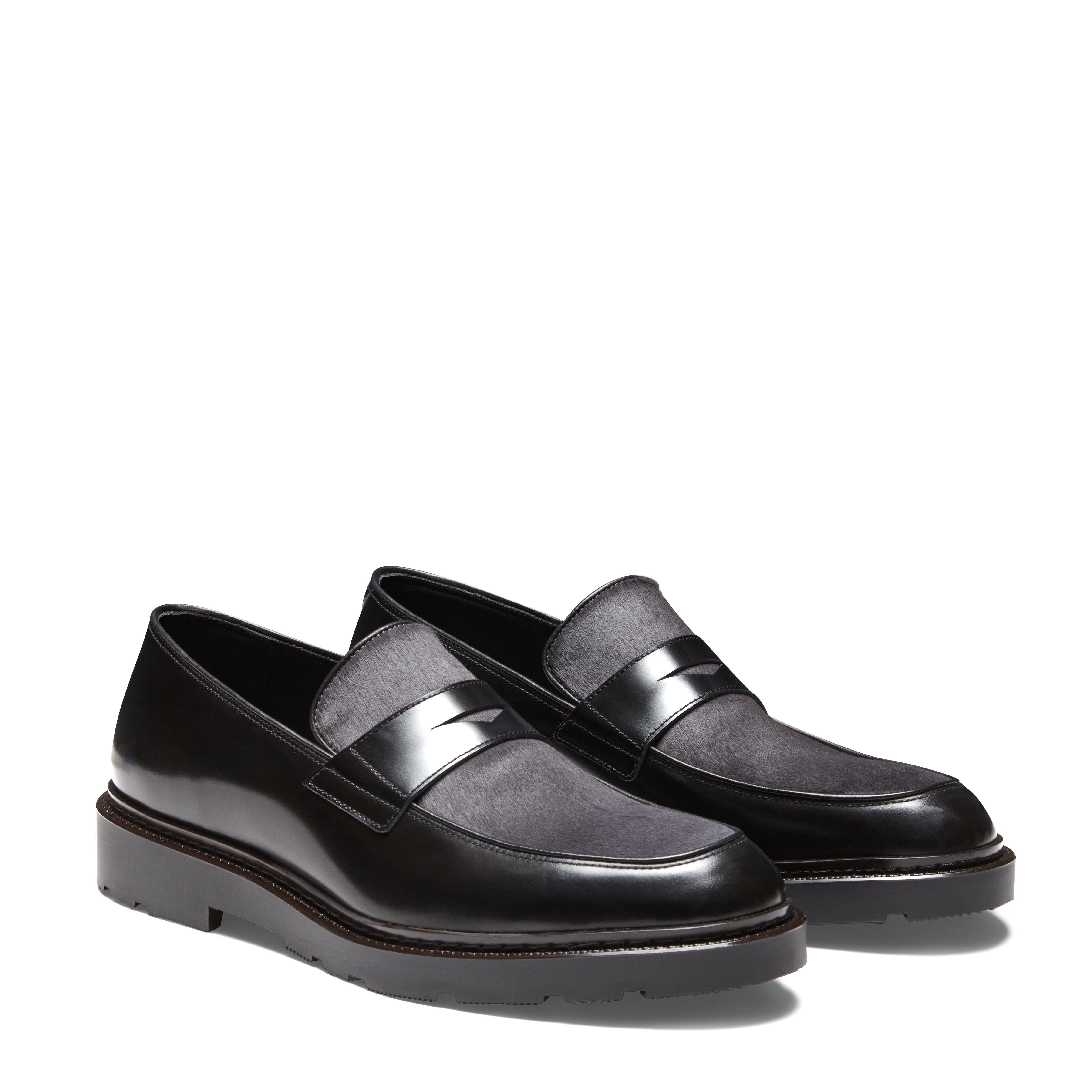 F.lli Rossetti 47477 Mocassino Uomo Nero Antracite