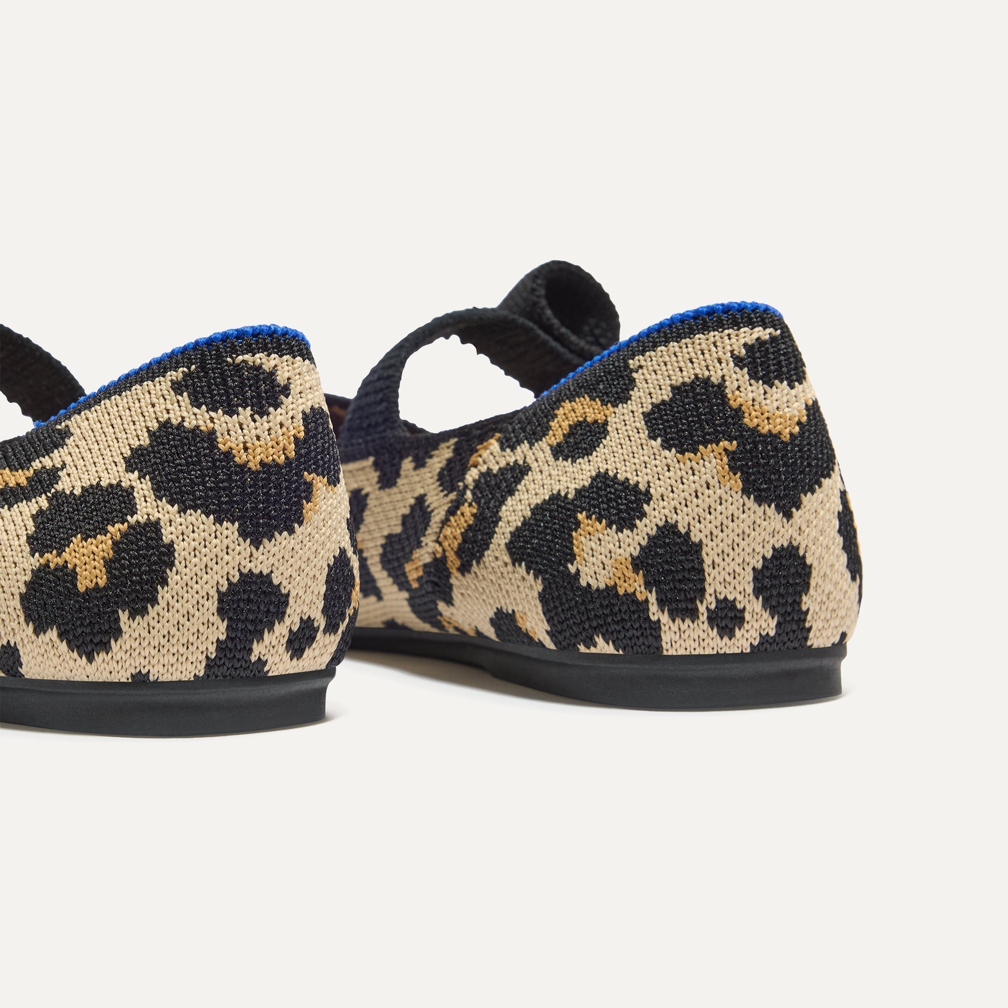 Rothy's The Kids Tux Bow Mary Jane scarpe leopardate fiocco