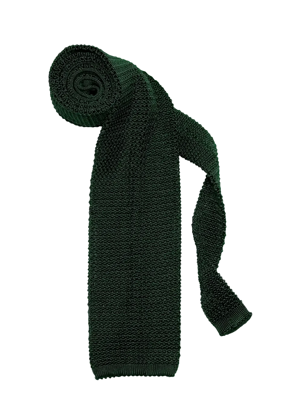 Stefano Bemer Maglia cravatta seta verde inglese 8 cm