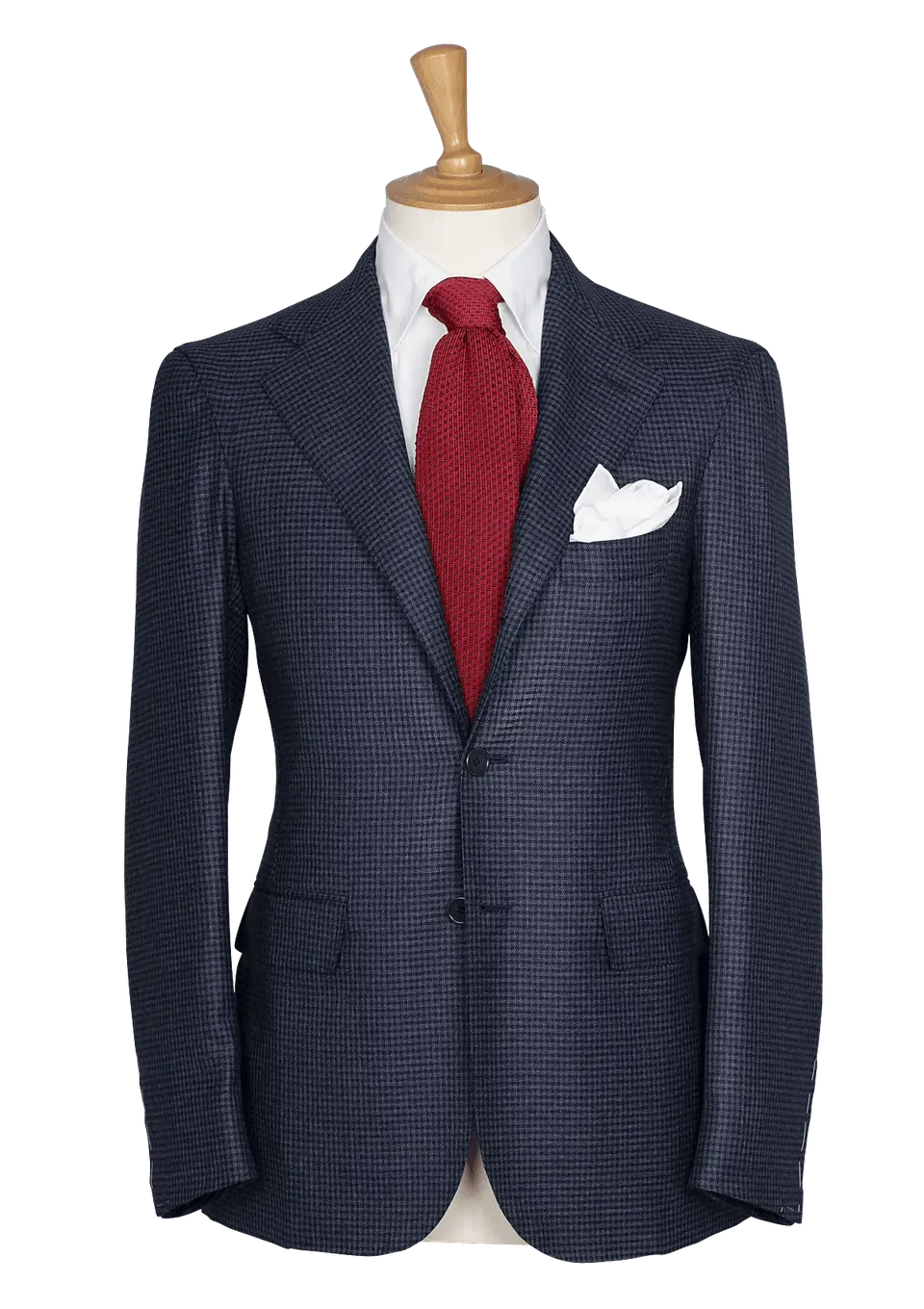 Stefano Bemer Blazers SV2075 blazer lana blu houndstooth