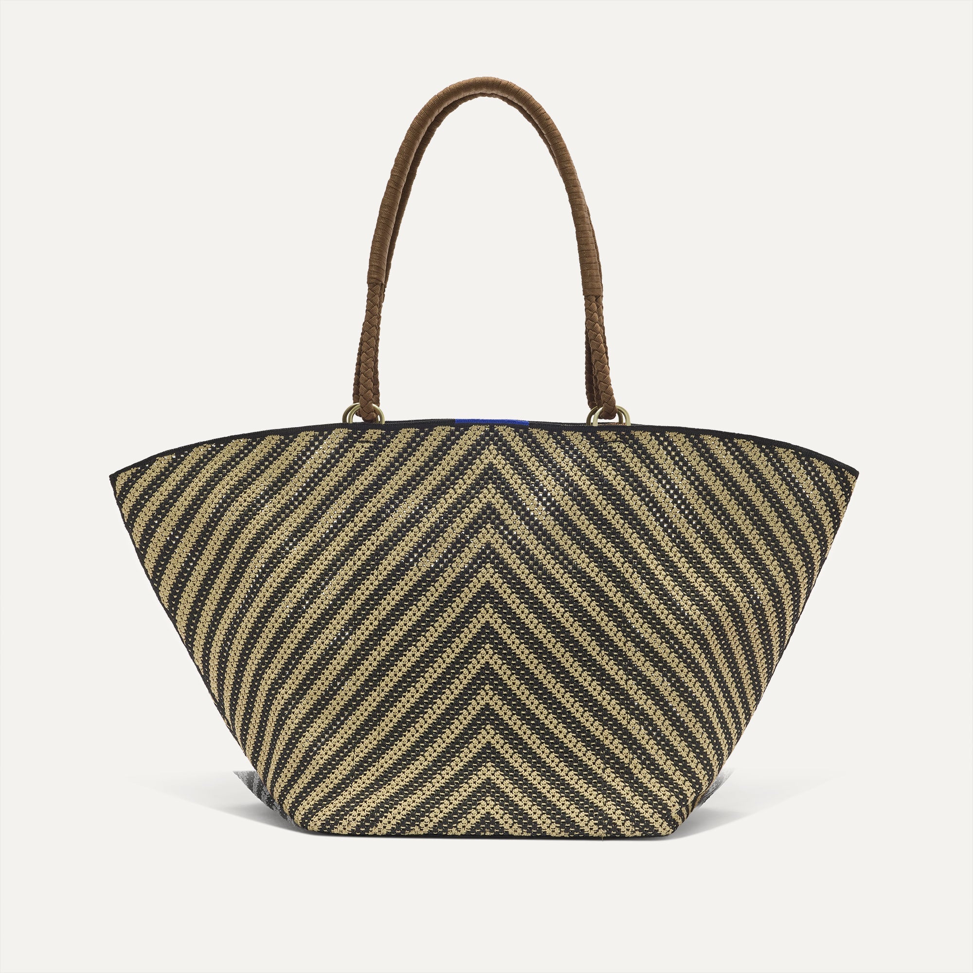Rothy's The Summer Tote borsa chevron manici intrecciati