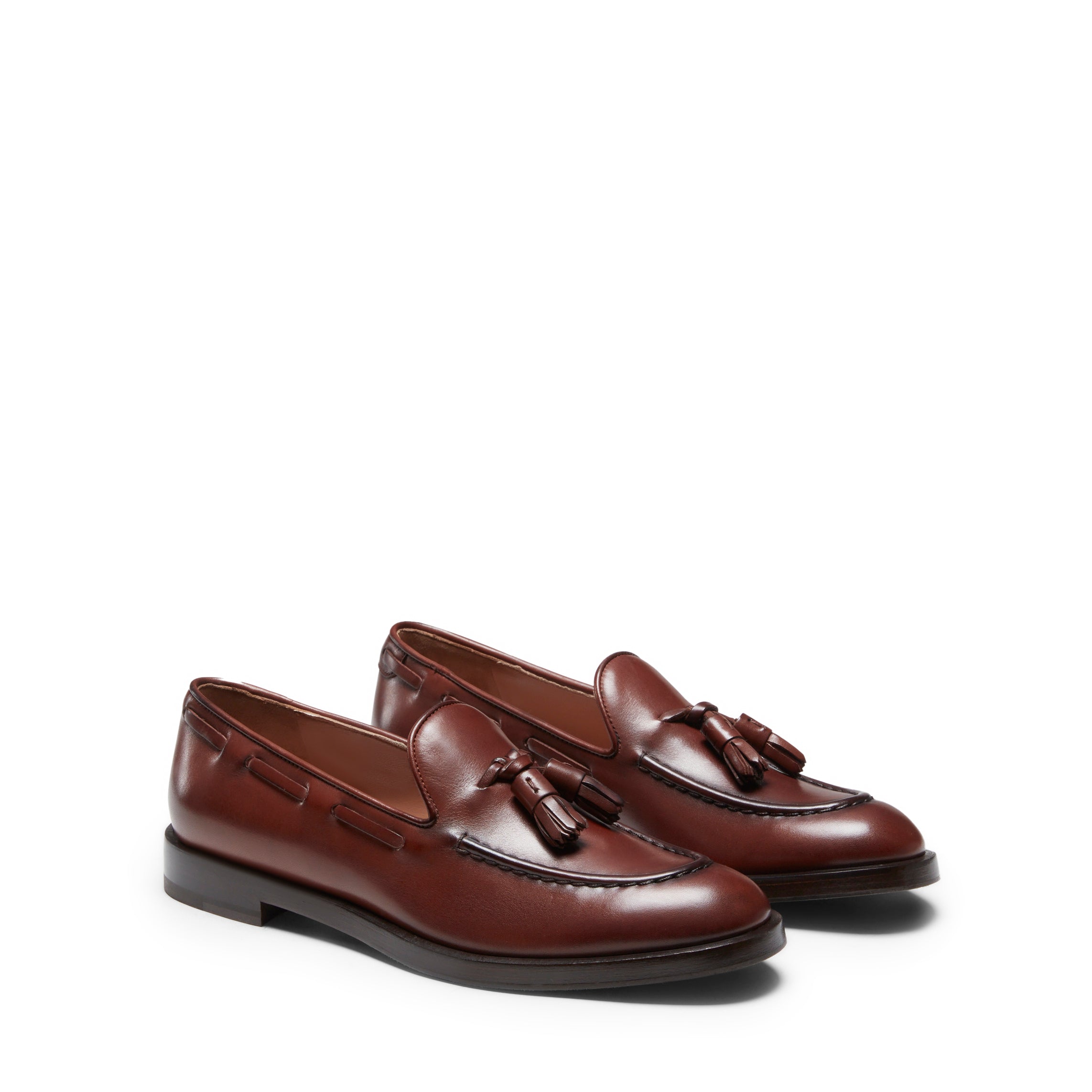 F.lli Rossetti Brera 65619 mocassino donna mandorla nappine