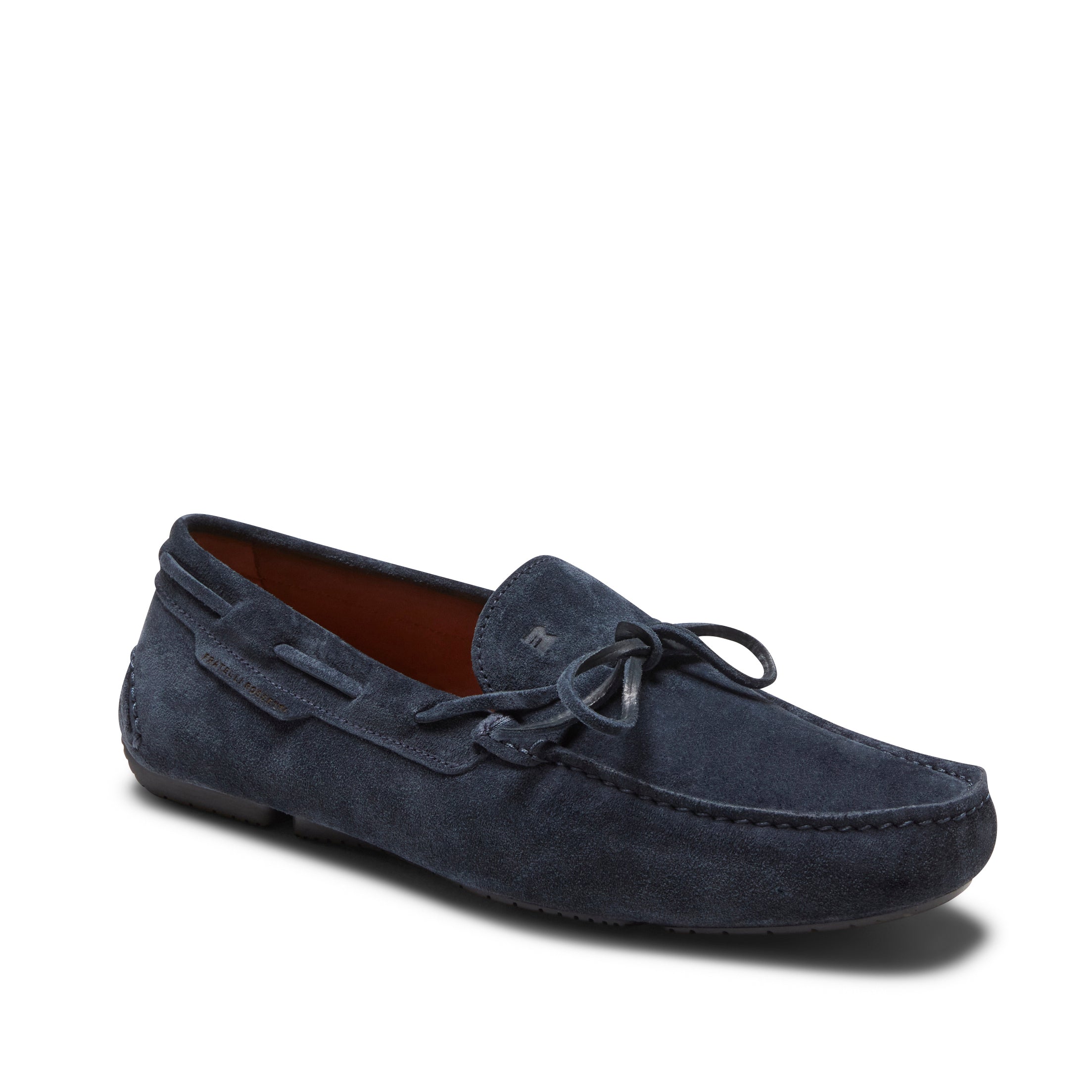 F.lli Rossetti 28138 mocassino Driver suede blu marine