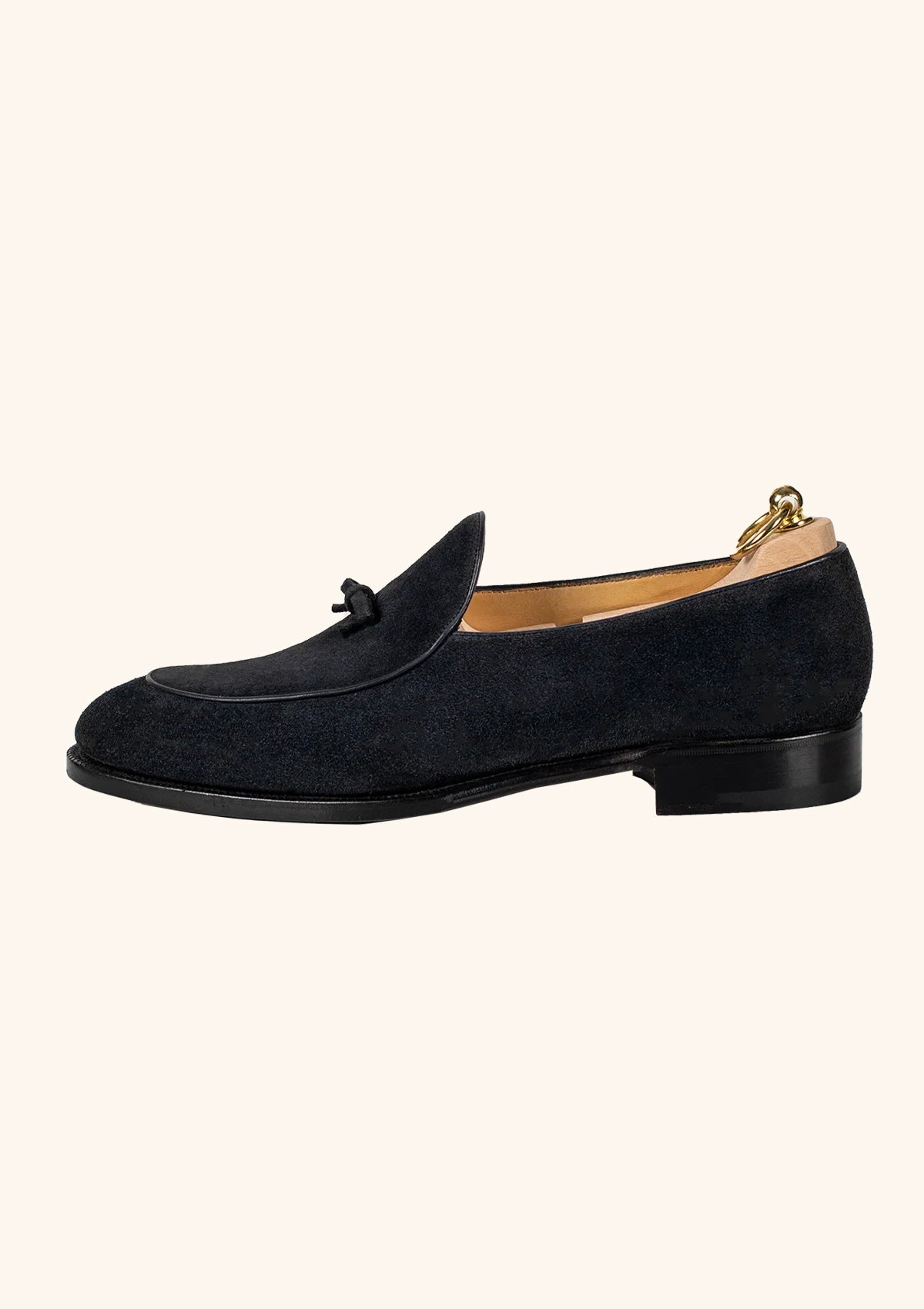 Stefano Bemer Loafers Mocassino Camoscio Blu C1205