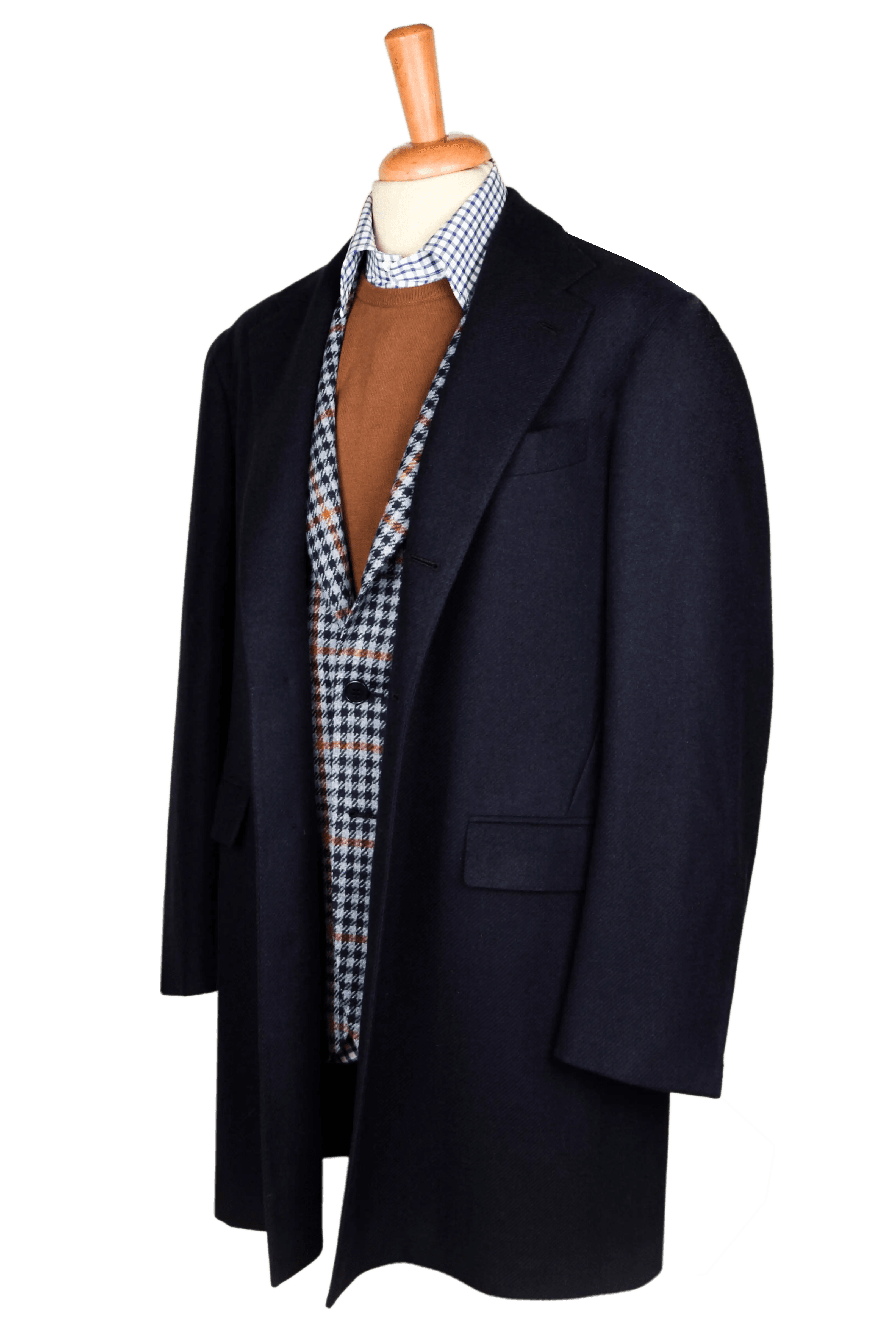 Stefano Bemer Overcoats SV4004 cappotto lana blu