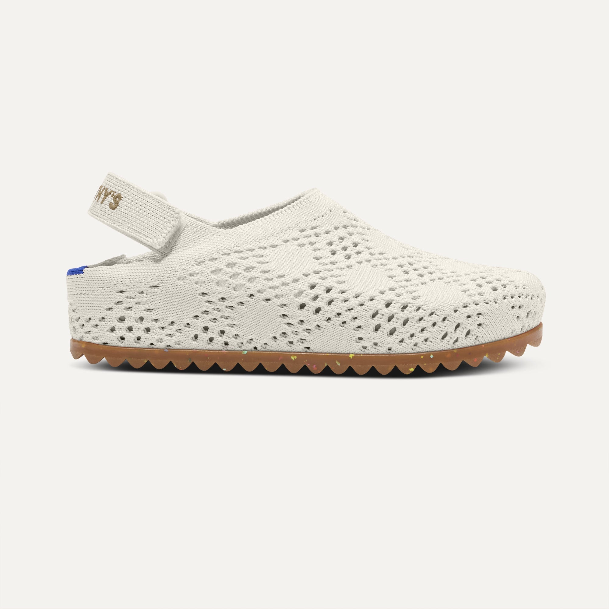 Rothy's The Kids Clog zoccoli bimbo White Crochet bianco
