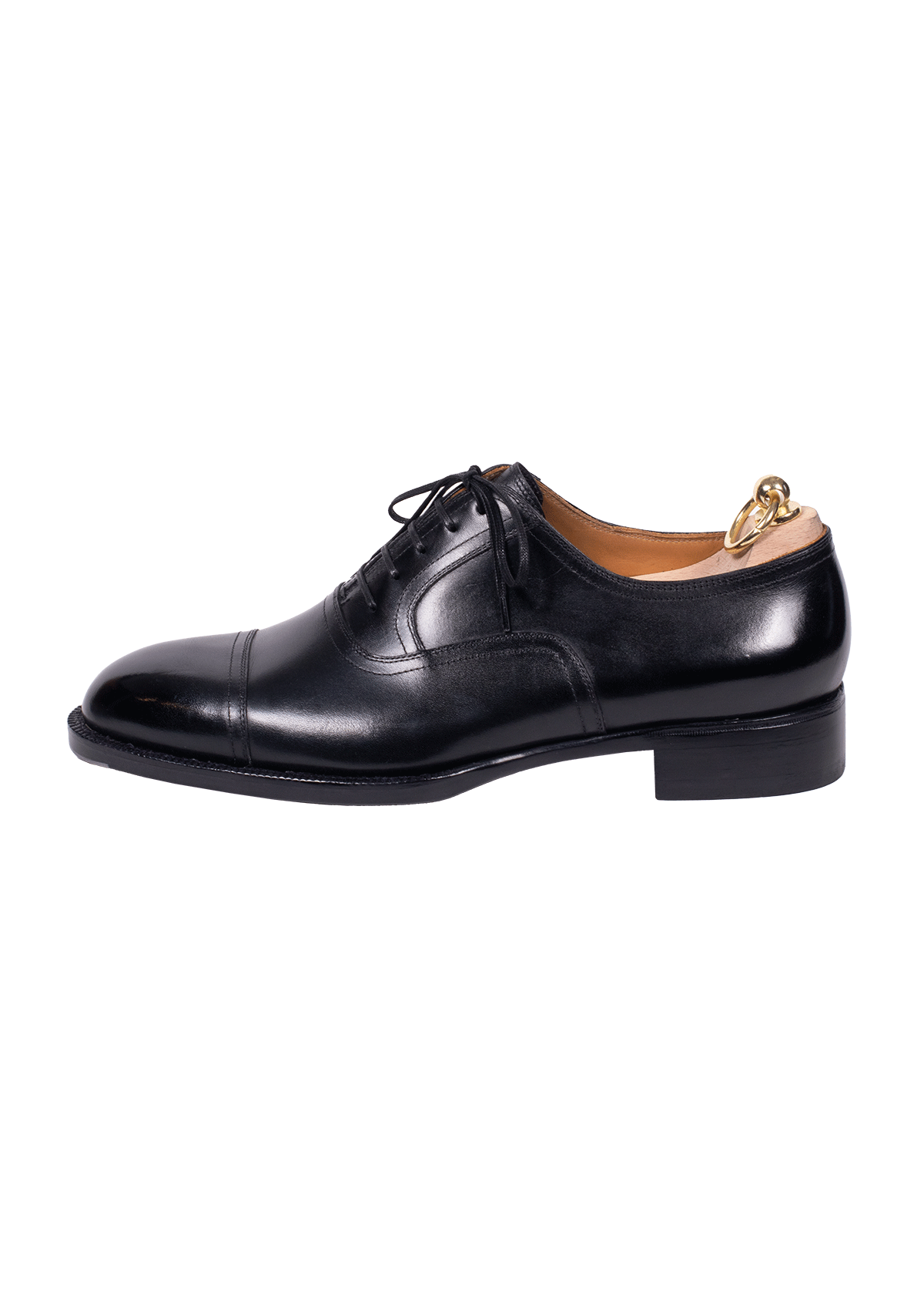 Stefano Bemer Oxfords T6430 stringate nere pelle francese