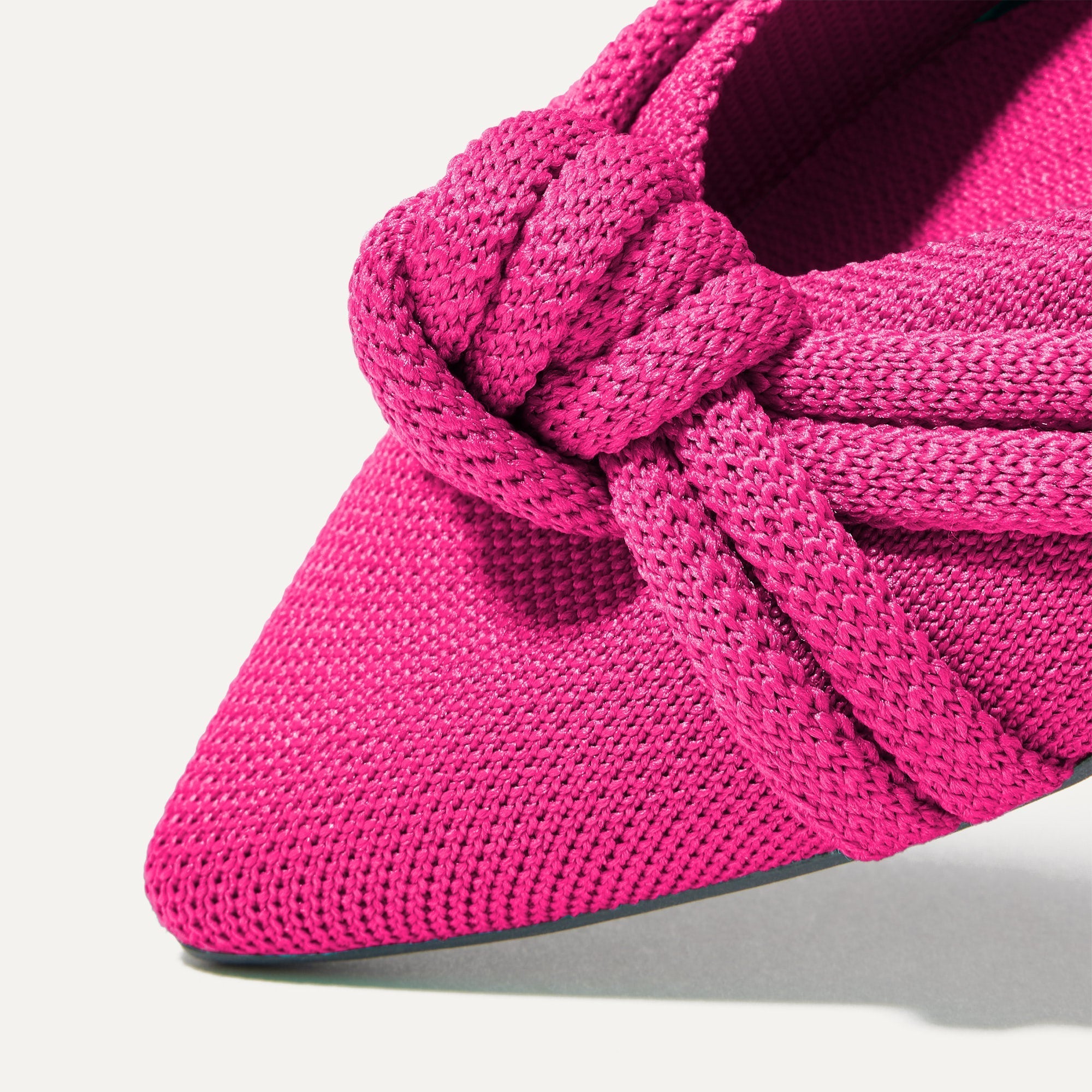 Rothy's The Knot Point II Starfish Pink ballerine nodo fucsia