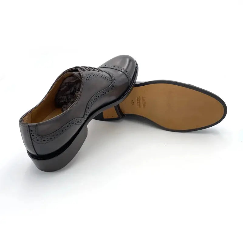 Sandro Barbera 44204 Oxford Half Brogue Uomo Cioccolato Pelle
