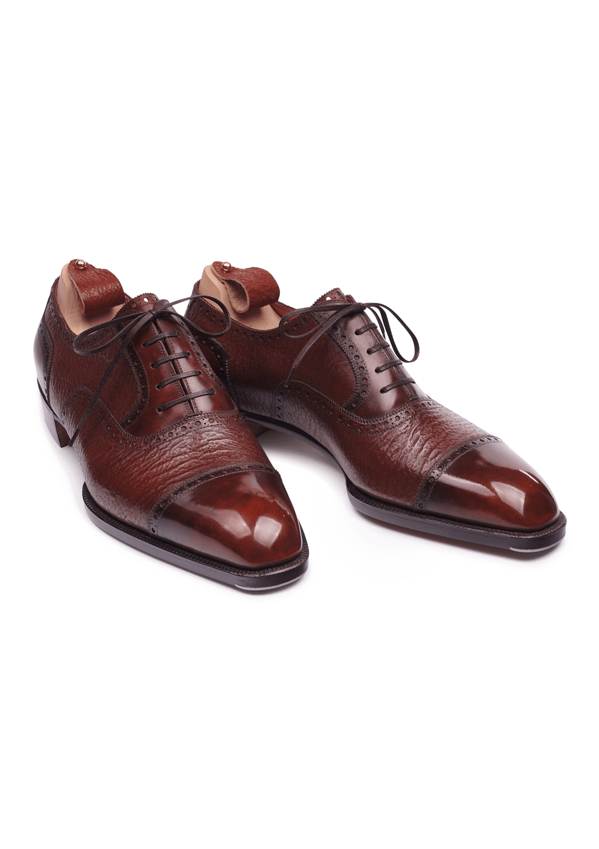 Stefano Bemer Oxfords T6461 scarpe oxford marroni squalo