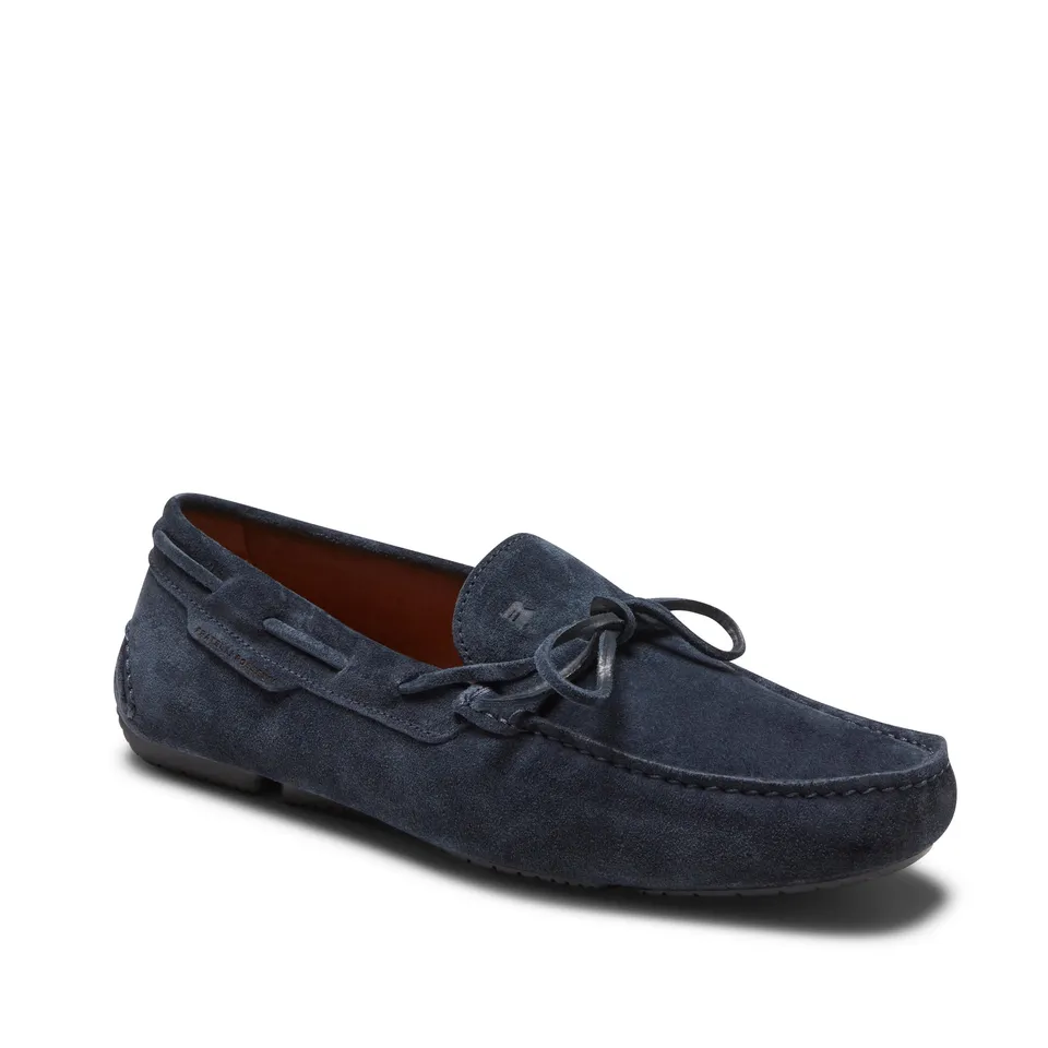 F.lli Rossetti 28138 mocassino Driver suede blu marine