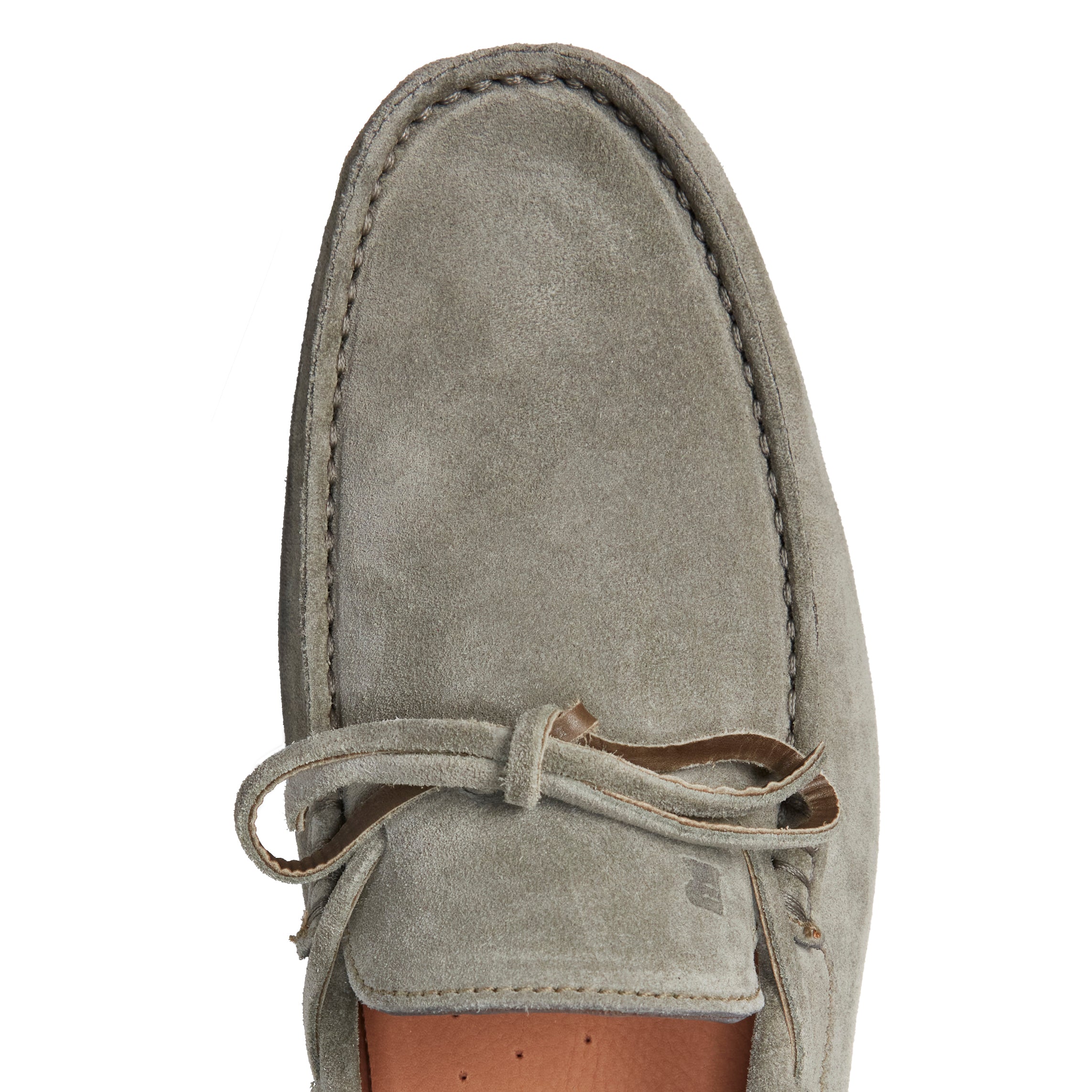 F.lli Rossetti Mocassino driver suede kaki leggero