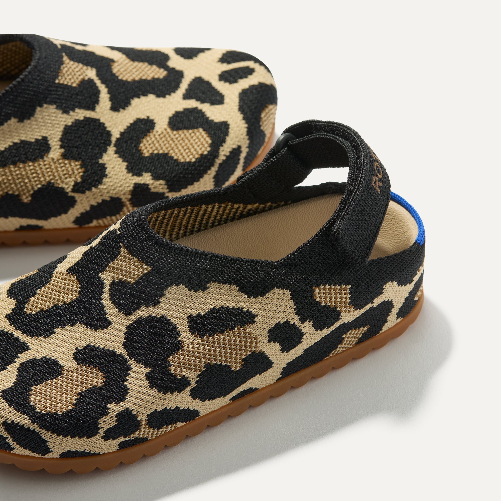Rothy's The Kids Clog zoccoli bimbo Desert Cat leopardato