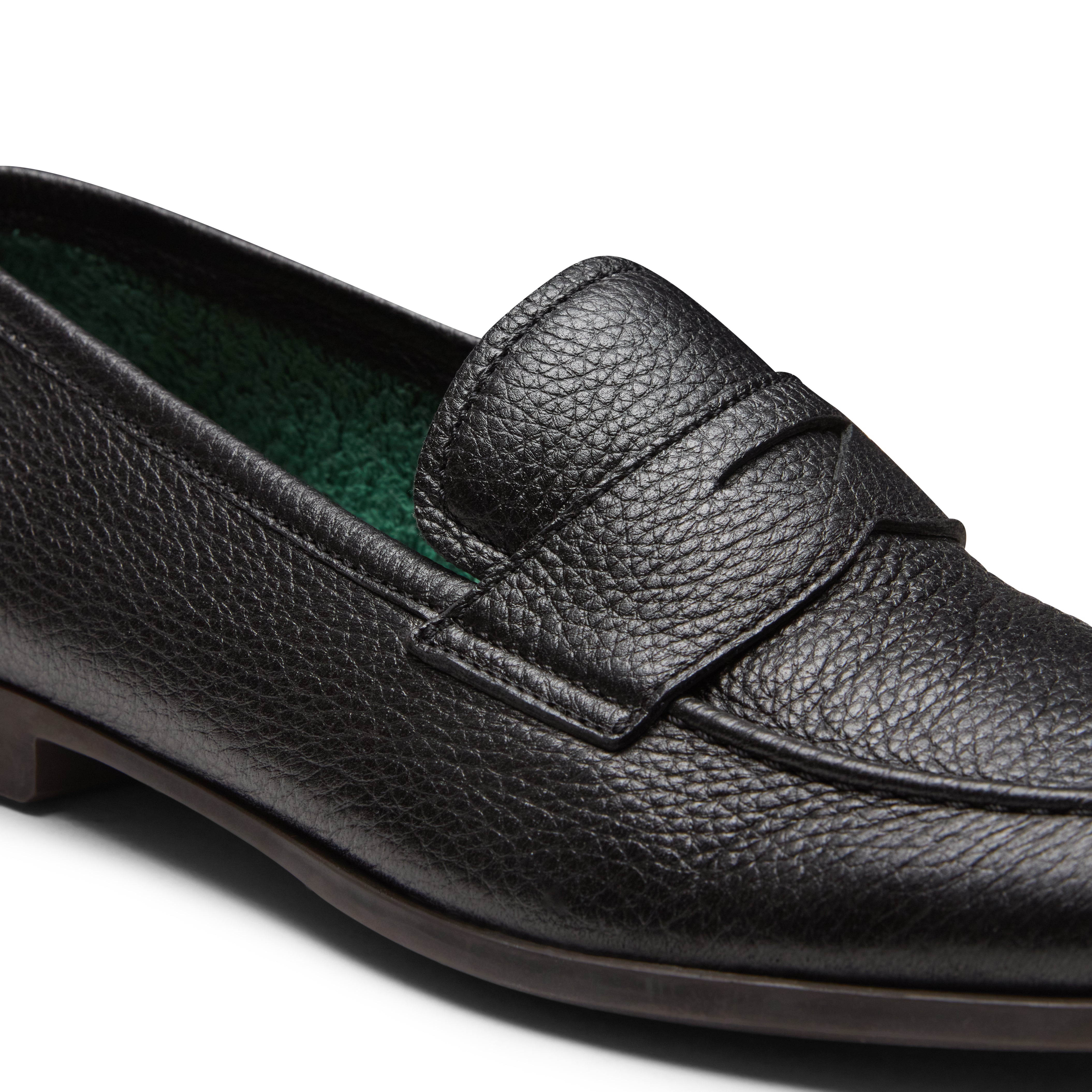 F.lli Rossetti Mocassino Yacht 51930 uomo nero pelle cervo