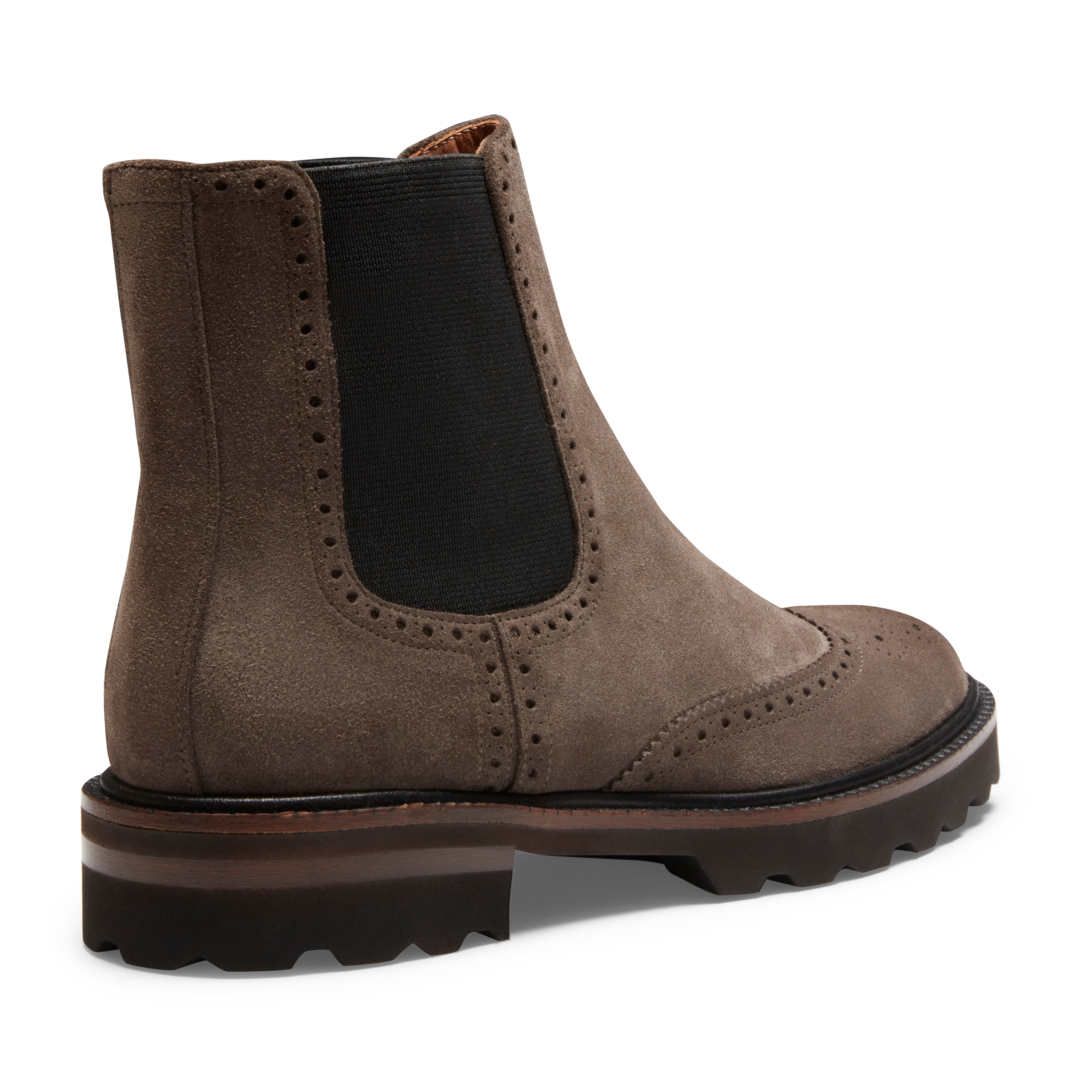 F.lli Rossetti 67946 Chelsea Stivaletti Suede Acciaio Brogue