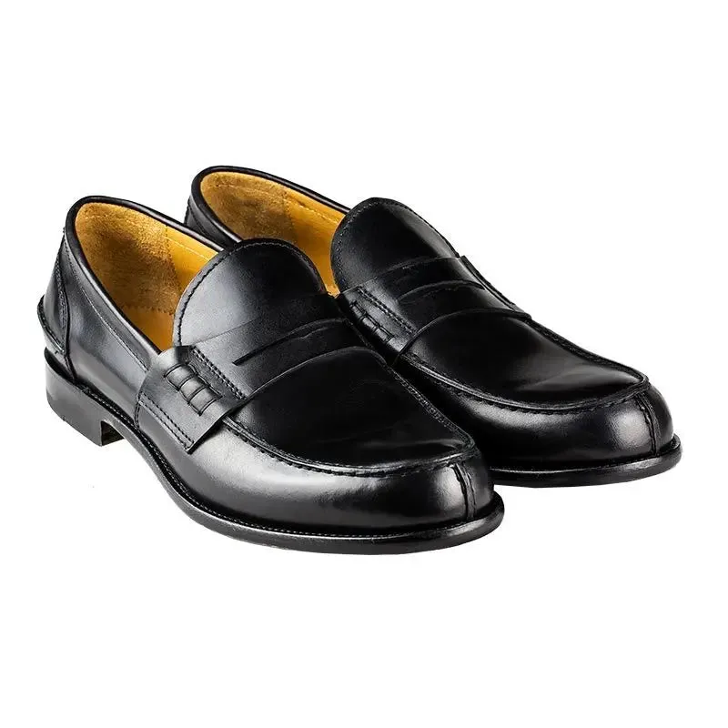 Sandro Barbera 1040 College mocassino uomo nero vitello