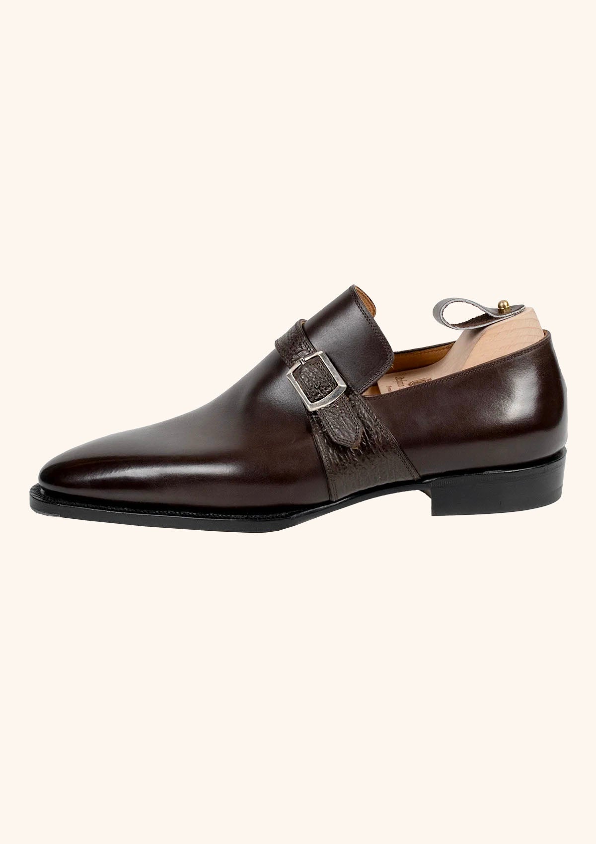 Stefano Bemer Monks T2200 monk uomo vitello testa moro 42