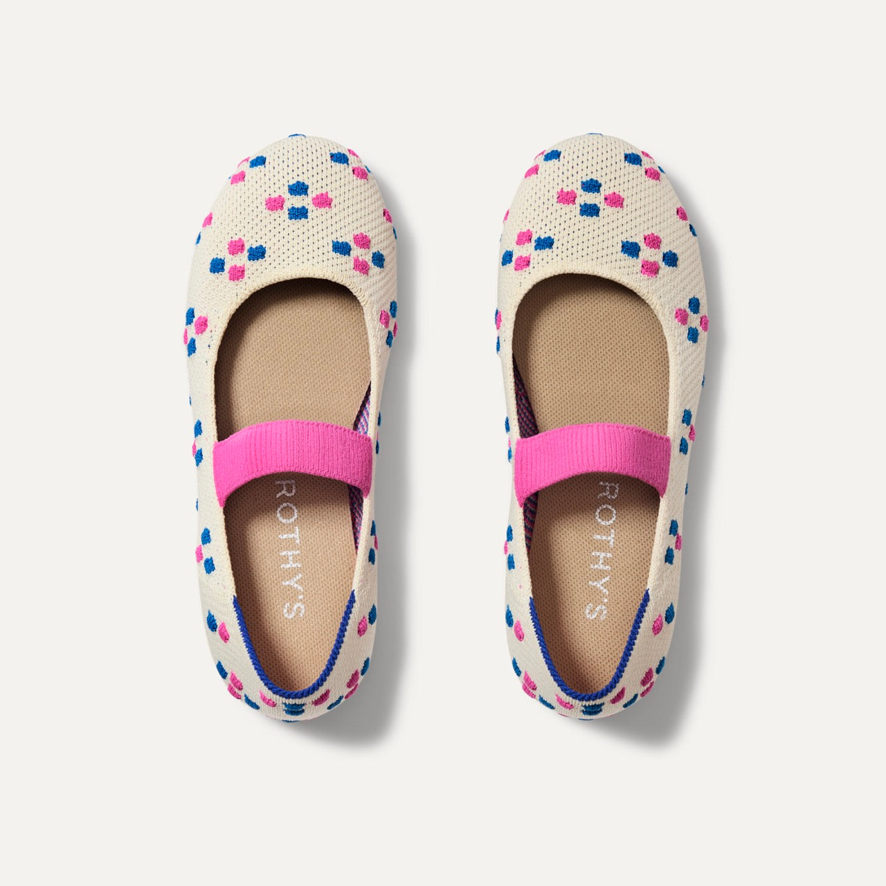 Rothy's The Kids Mary Jane ballerina bambina Stardust