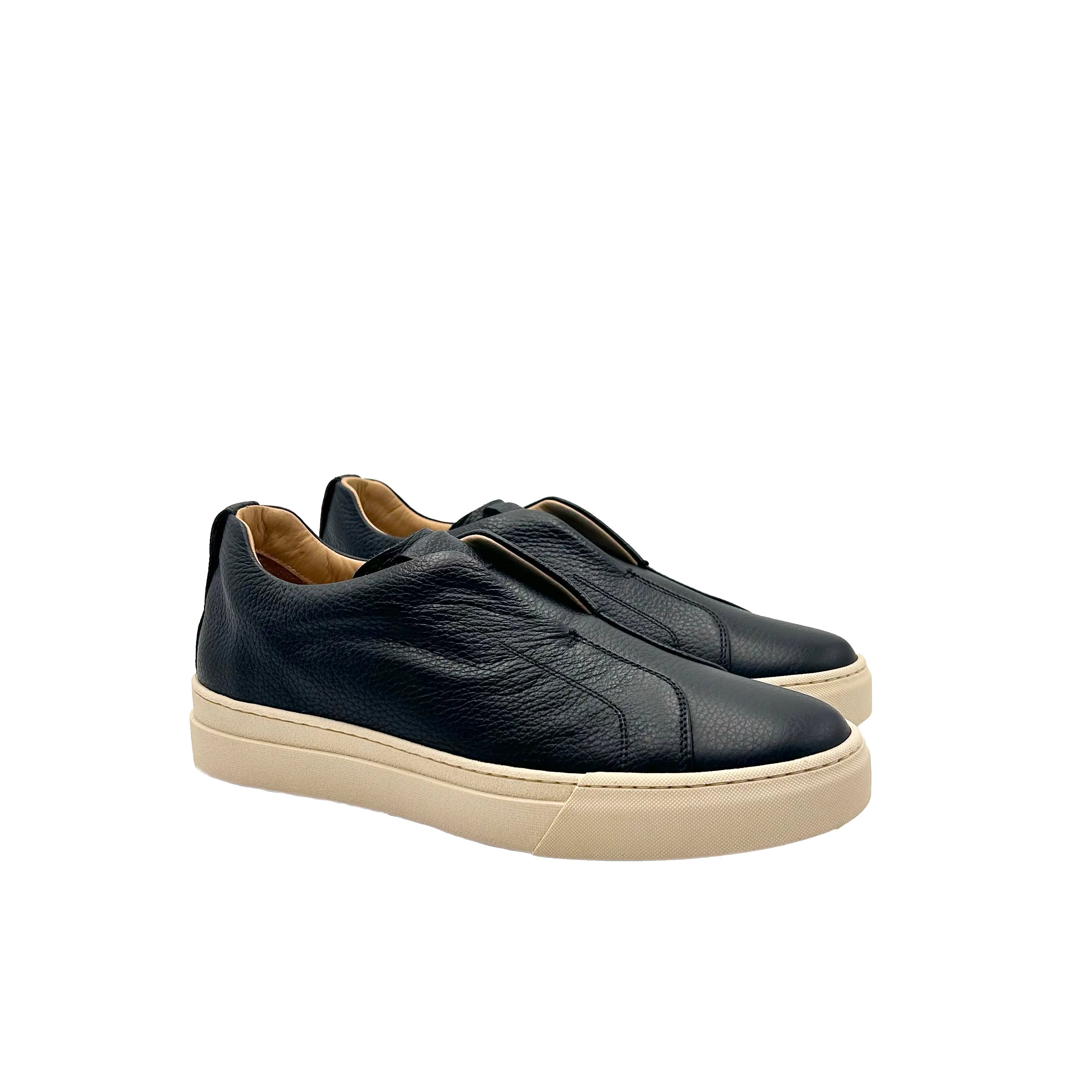 Sandro Barbera Pistapistun sneaker uomo nero pelle