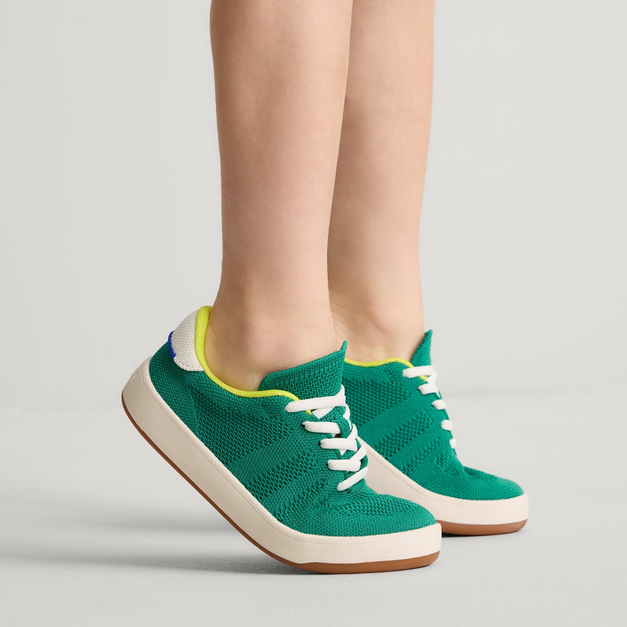 Rothy's Kids Stretch Sneaker scarpe bambino Emerald Pop verdi
