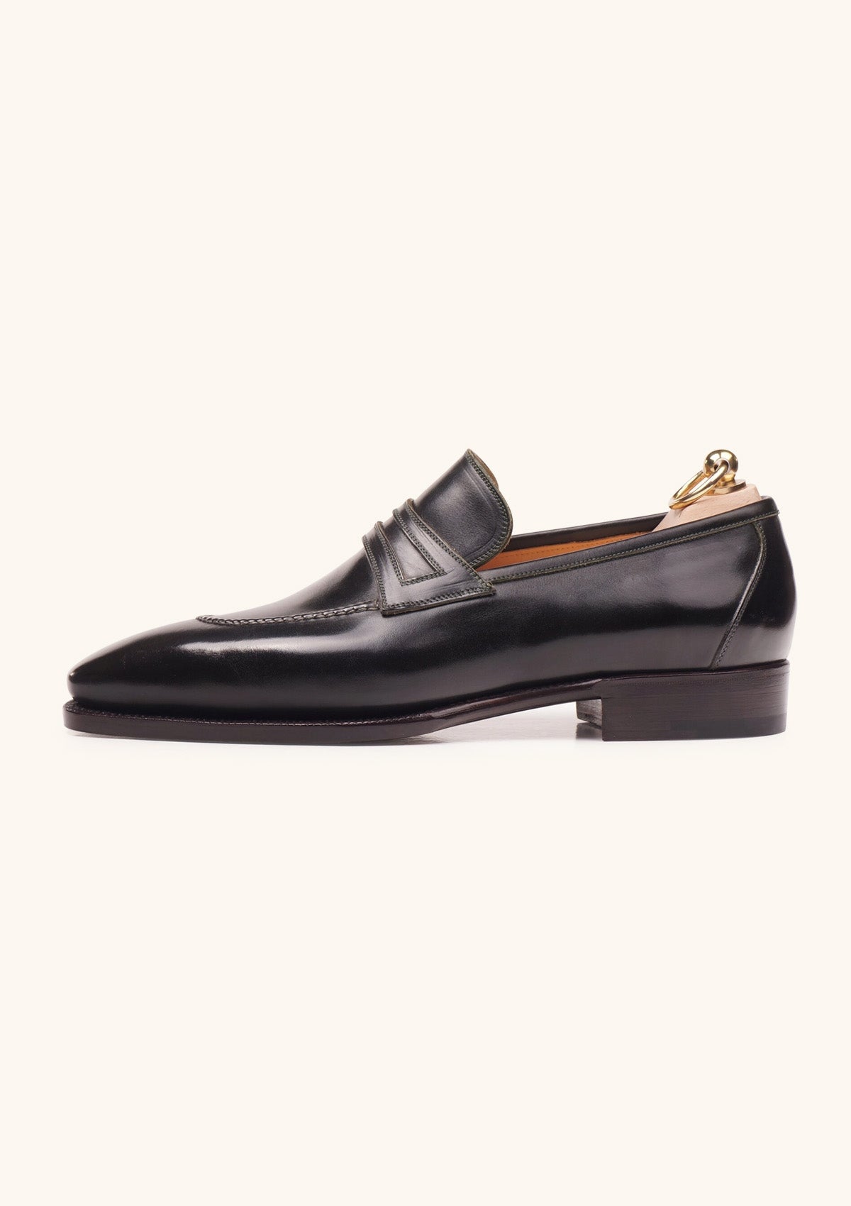 Stefano Bemer Loafers C1250 mocassini penny verde museum