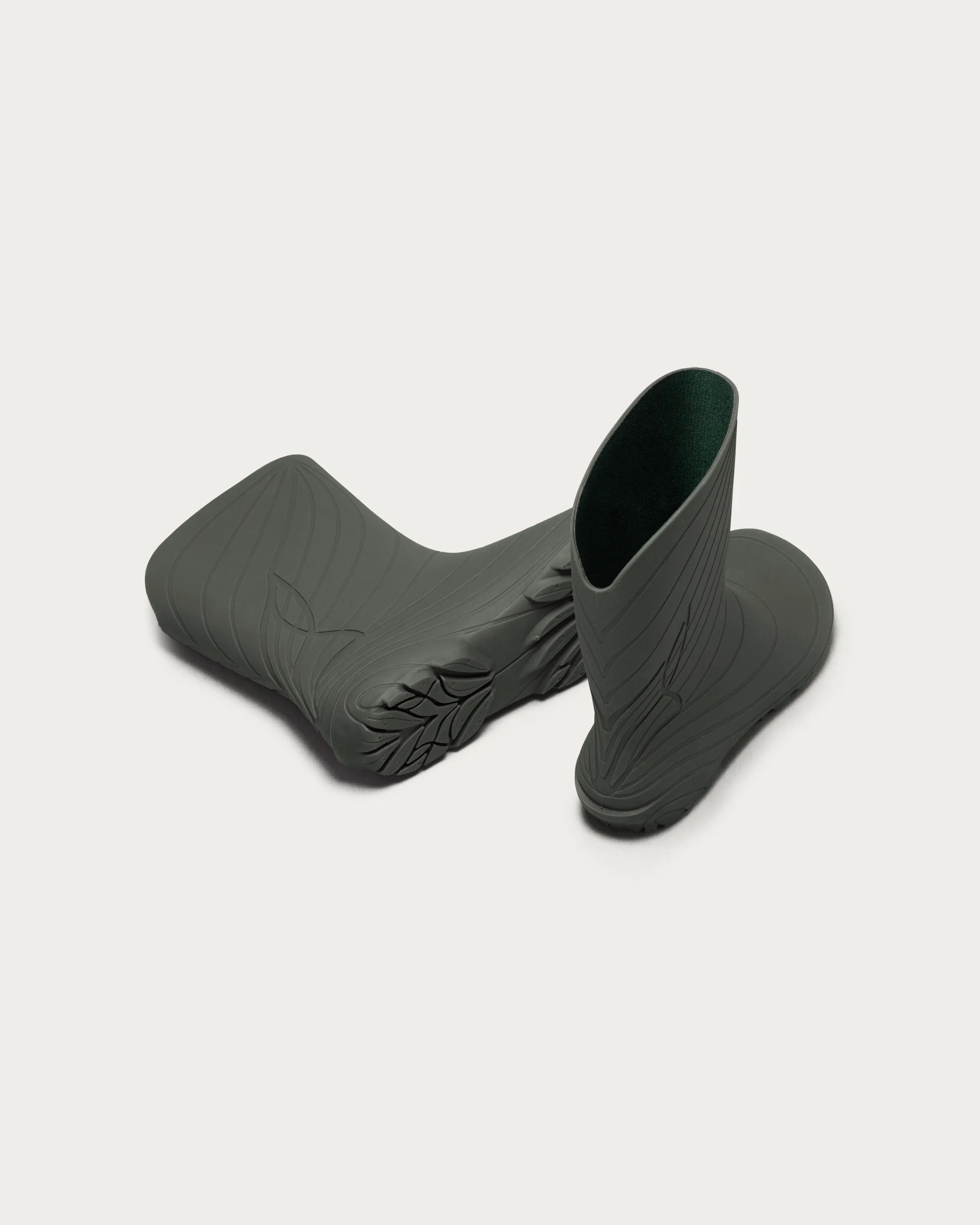 Wildling Ranidae Green stivali pioggia verdi vegan
