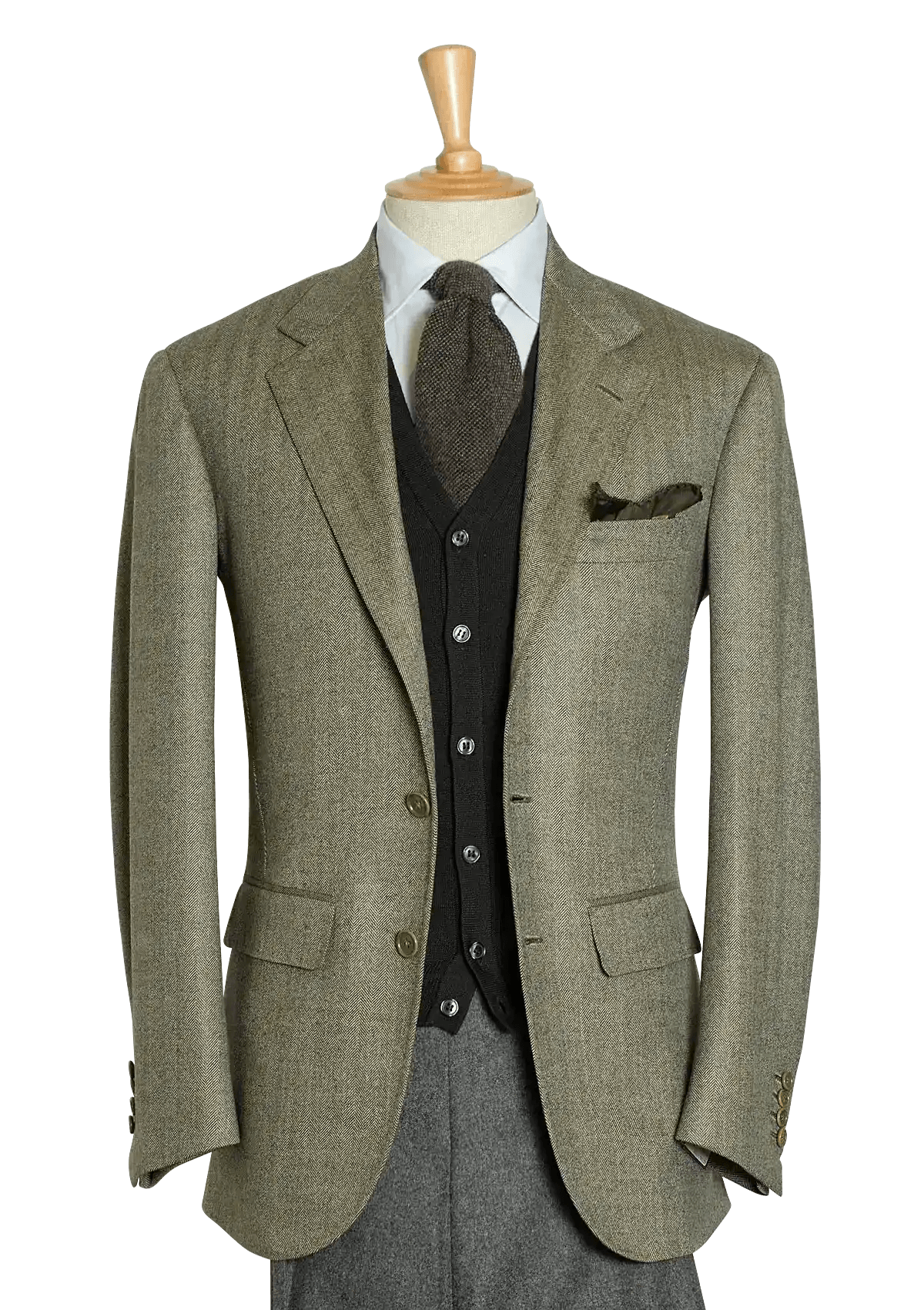 Stefano Bemer Blazers SV2018 giacca lana spigata salvia