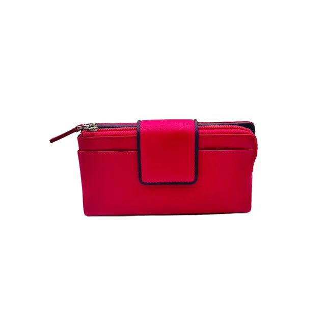 Sandro Barbera 9327 portafoglio donna fuxia viola pelle