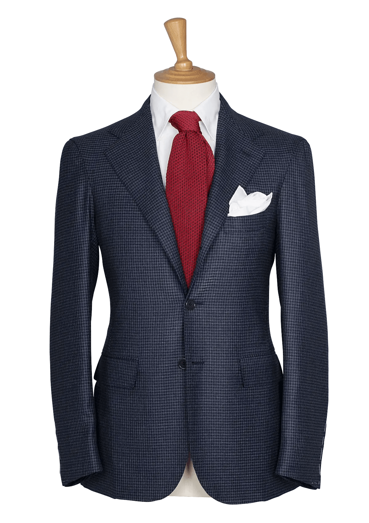 Stefano Bemer Blazers SV2075 blazer lana blu houndstooth