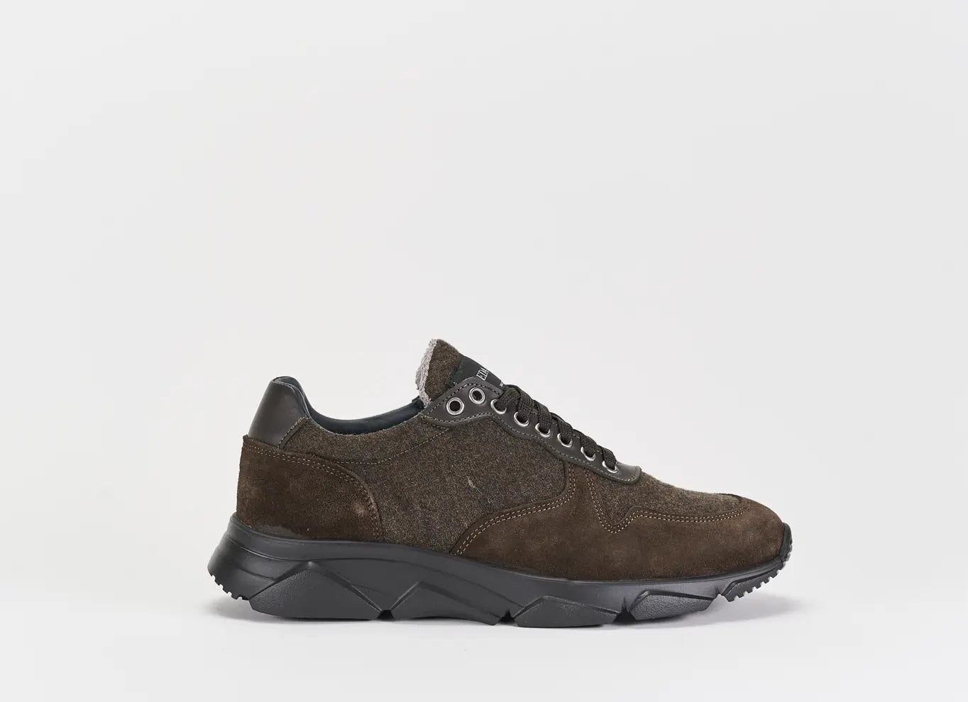 Sandro Barbera Wooly City Run sneaker marrone lana unisex