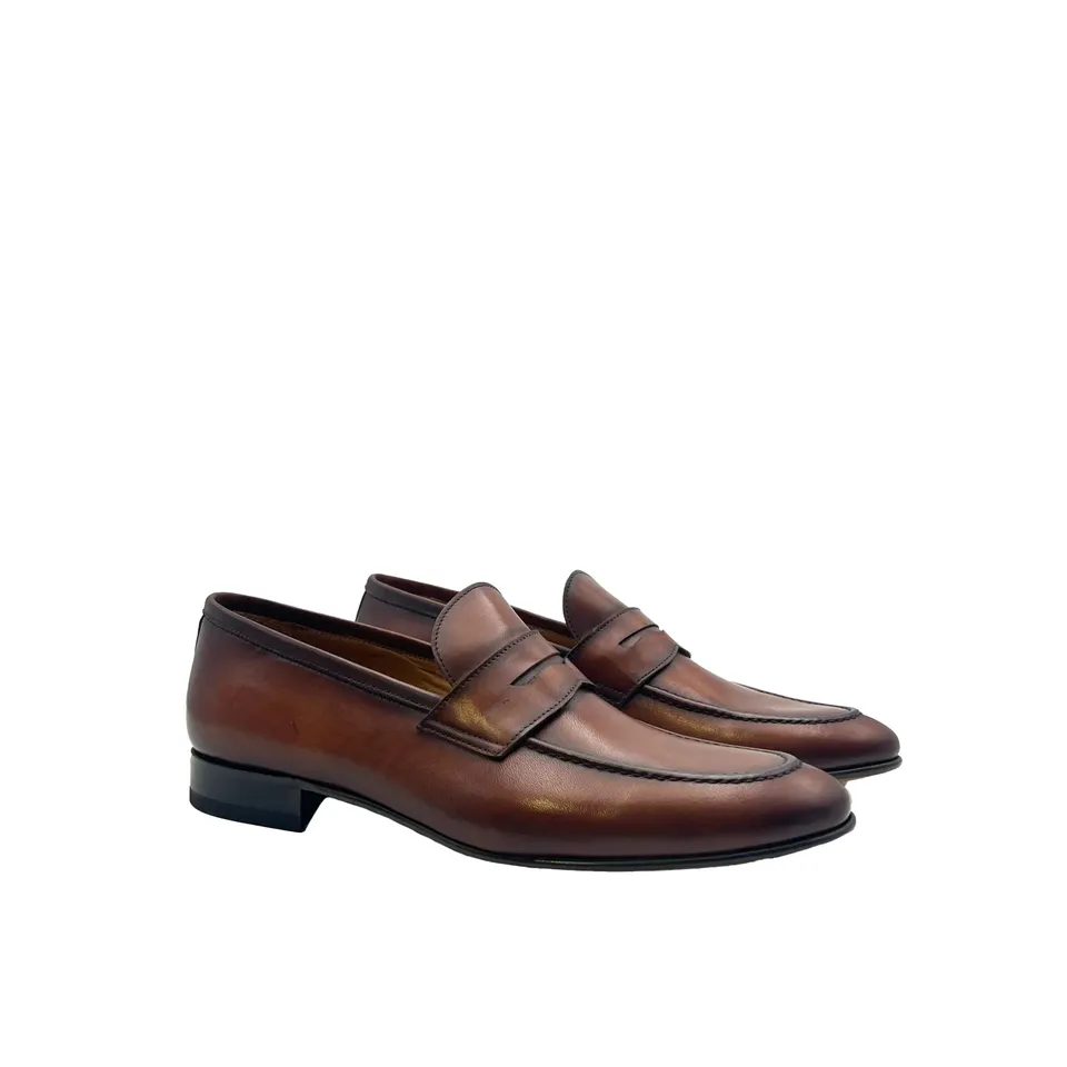 Sandro Barbera 4228 mocassino penny loafer brisee 42
