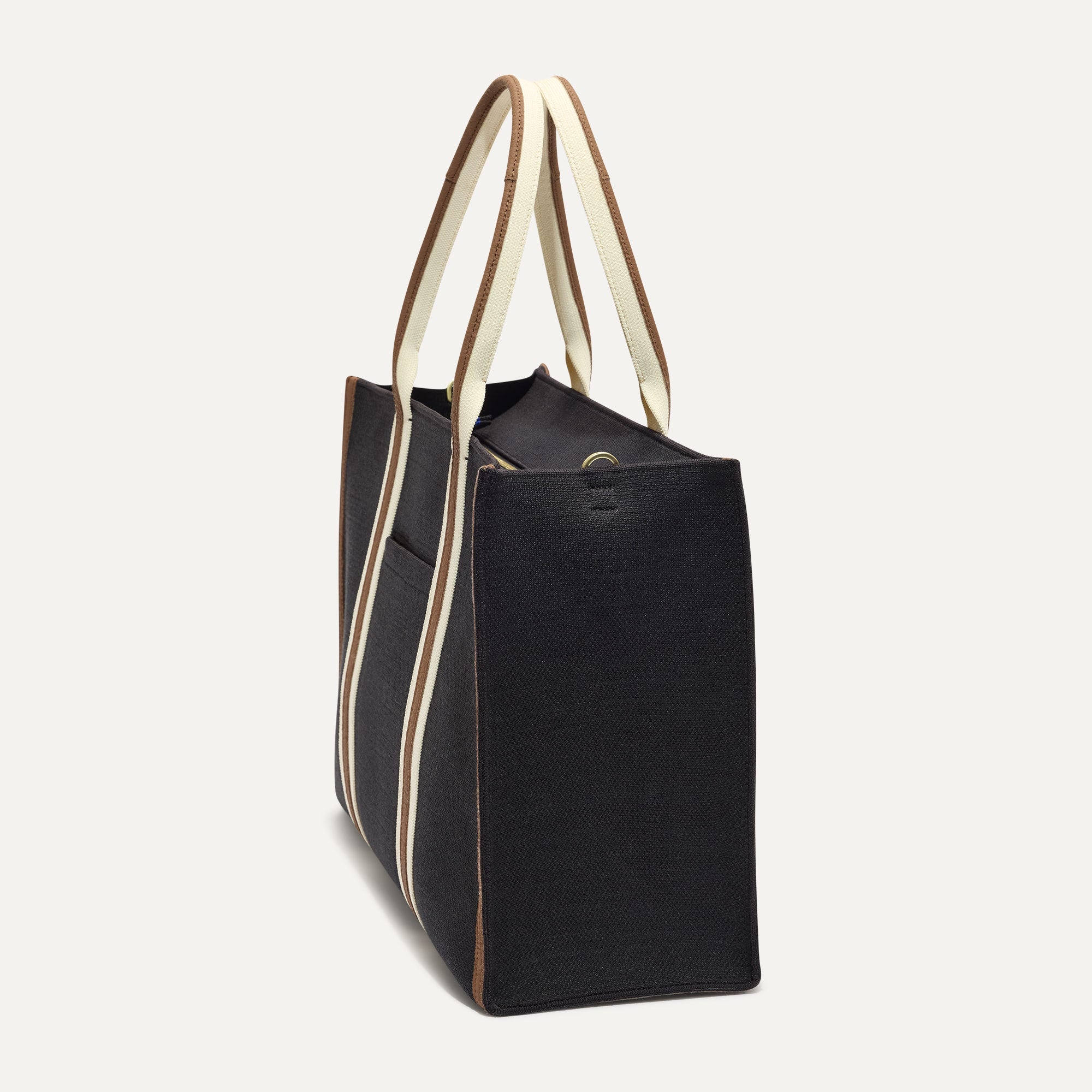 Rothy's The Classic Tote borsa Black Coffee con zip