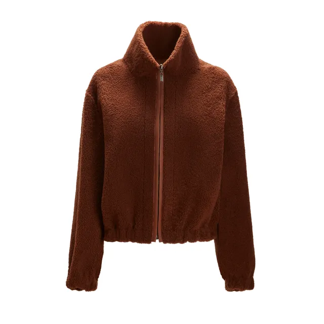 F.lli Rossetti 98414 Bomber Donna Shearling Biscotto Reversibile