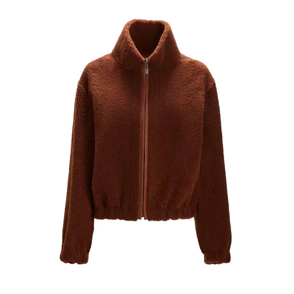 F.lli Rossetti 98414 Bomber Donna Shearling Biscotto Reversibile